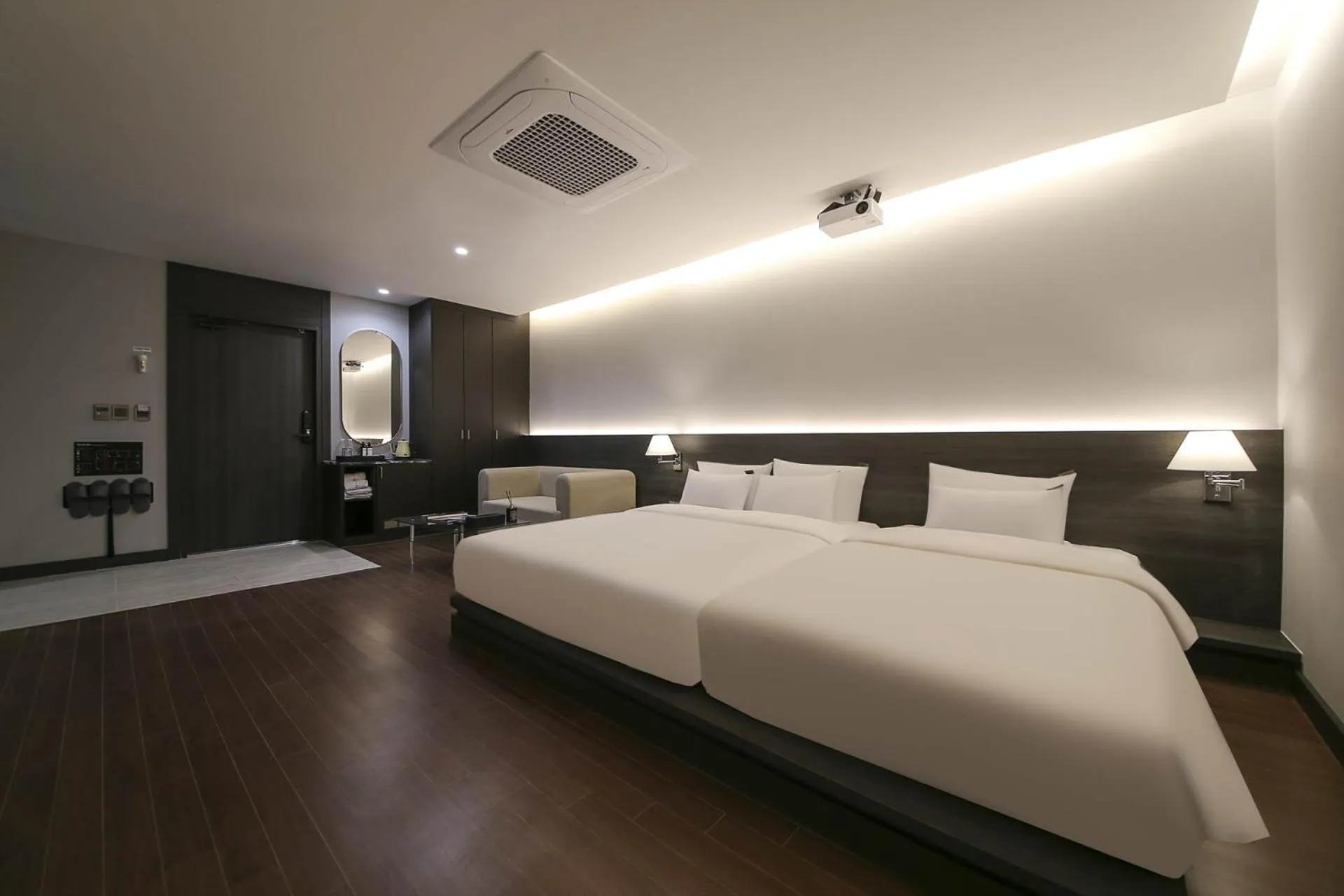 Bed in H Avenue Hotel Sangmu Branch