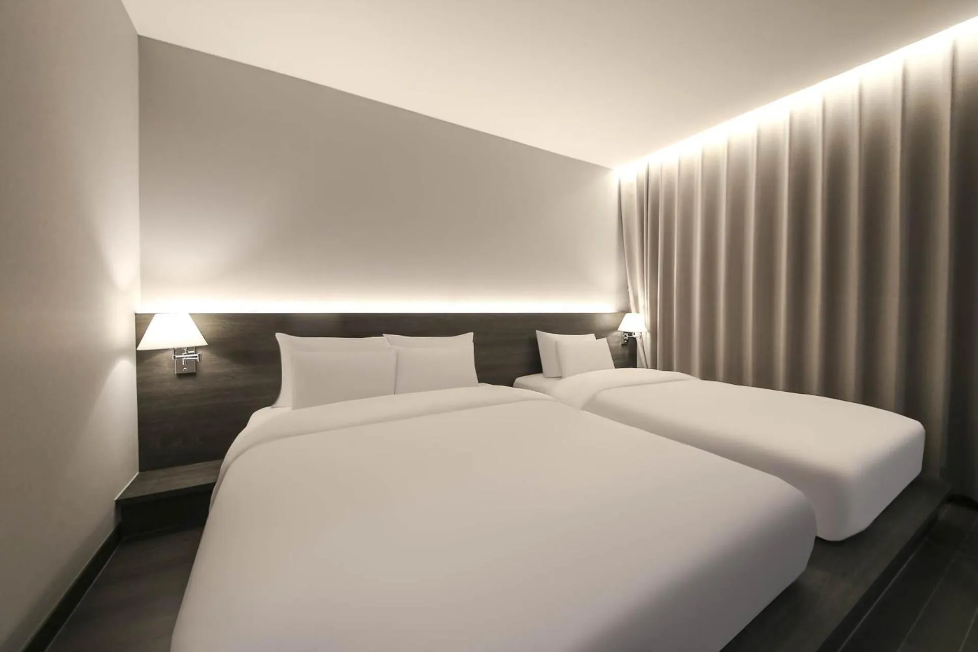 Bed in H Avenue Hotel Sangmu Branch