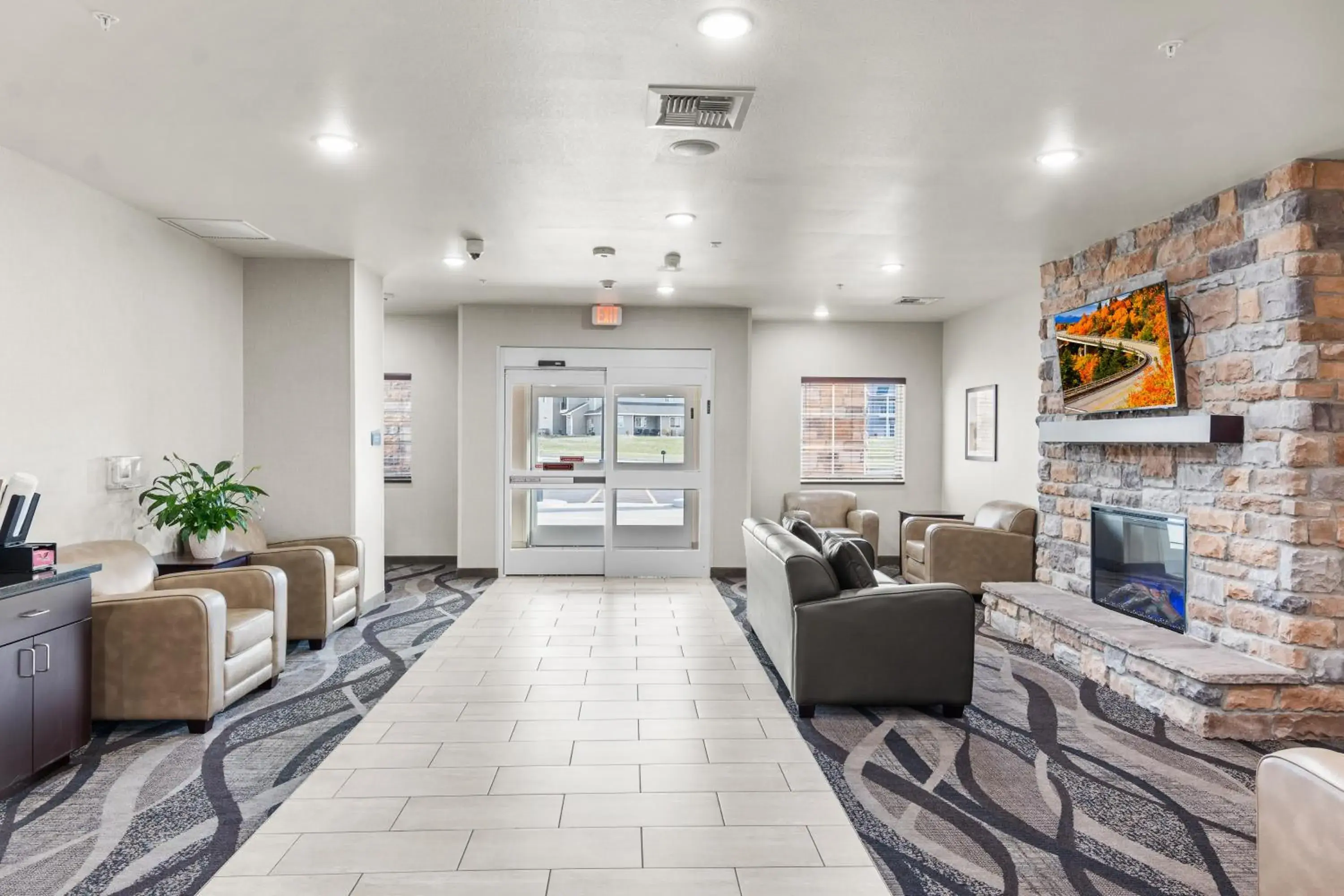 Lobby or reception in Cobblestone Hotel & Suites Denmark - Green Bay Lobby or reception in Cobblestone Hotel & Suites Denmark - Green Bay