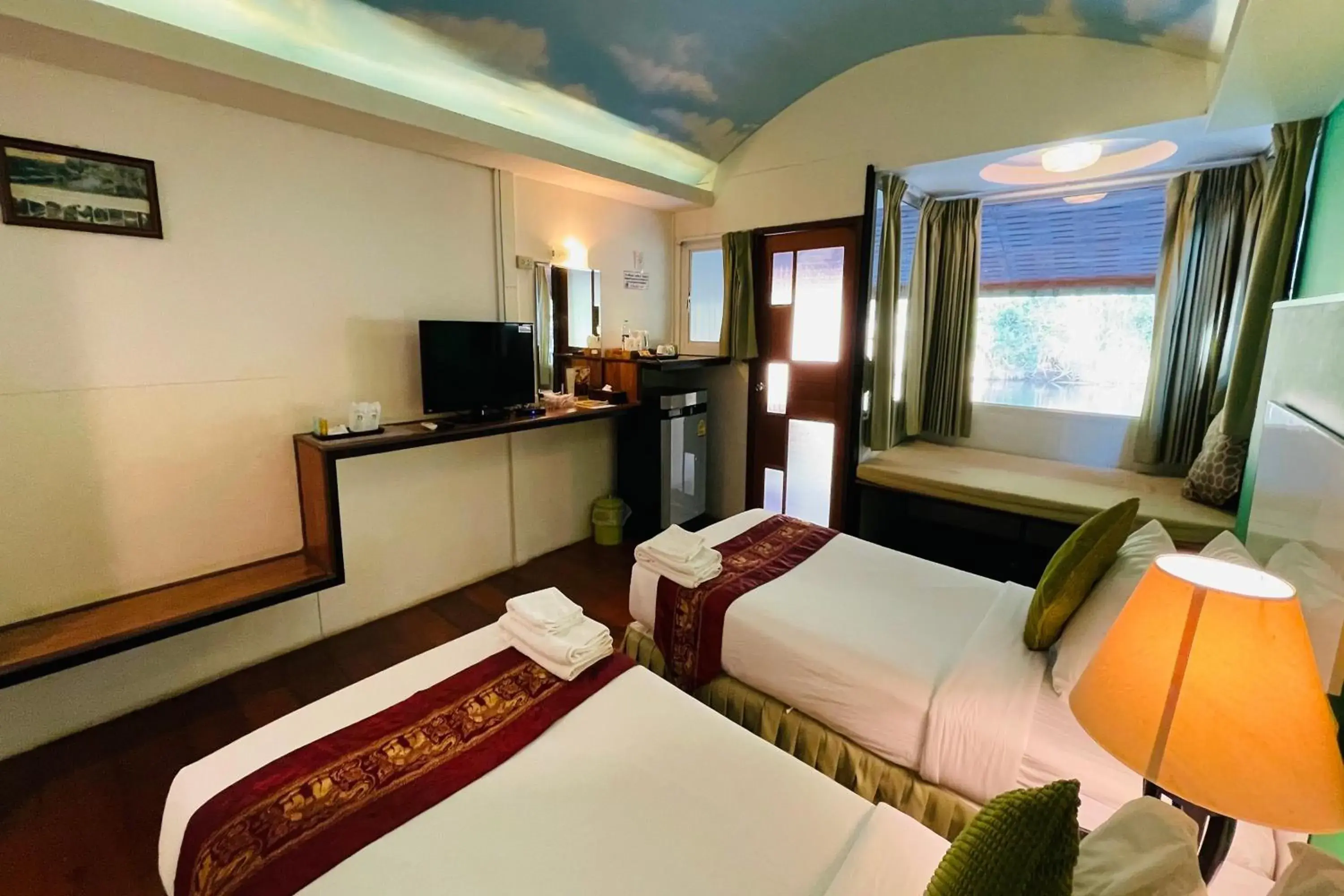 Bedroom, Bed in Baan Rim Kwai Paerimnam Resort Bedroom, Bed in Baan Rim Kwai Paerimnam Resort