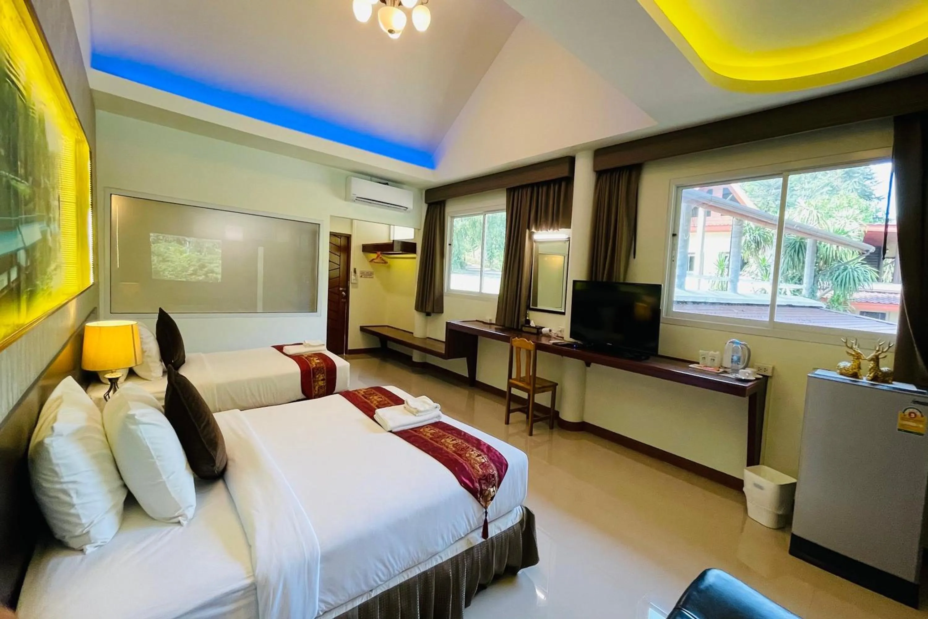 Bedroom, Bed in Baan Rim Kwai Paerimnam Resort