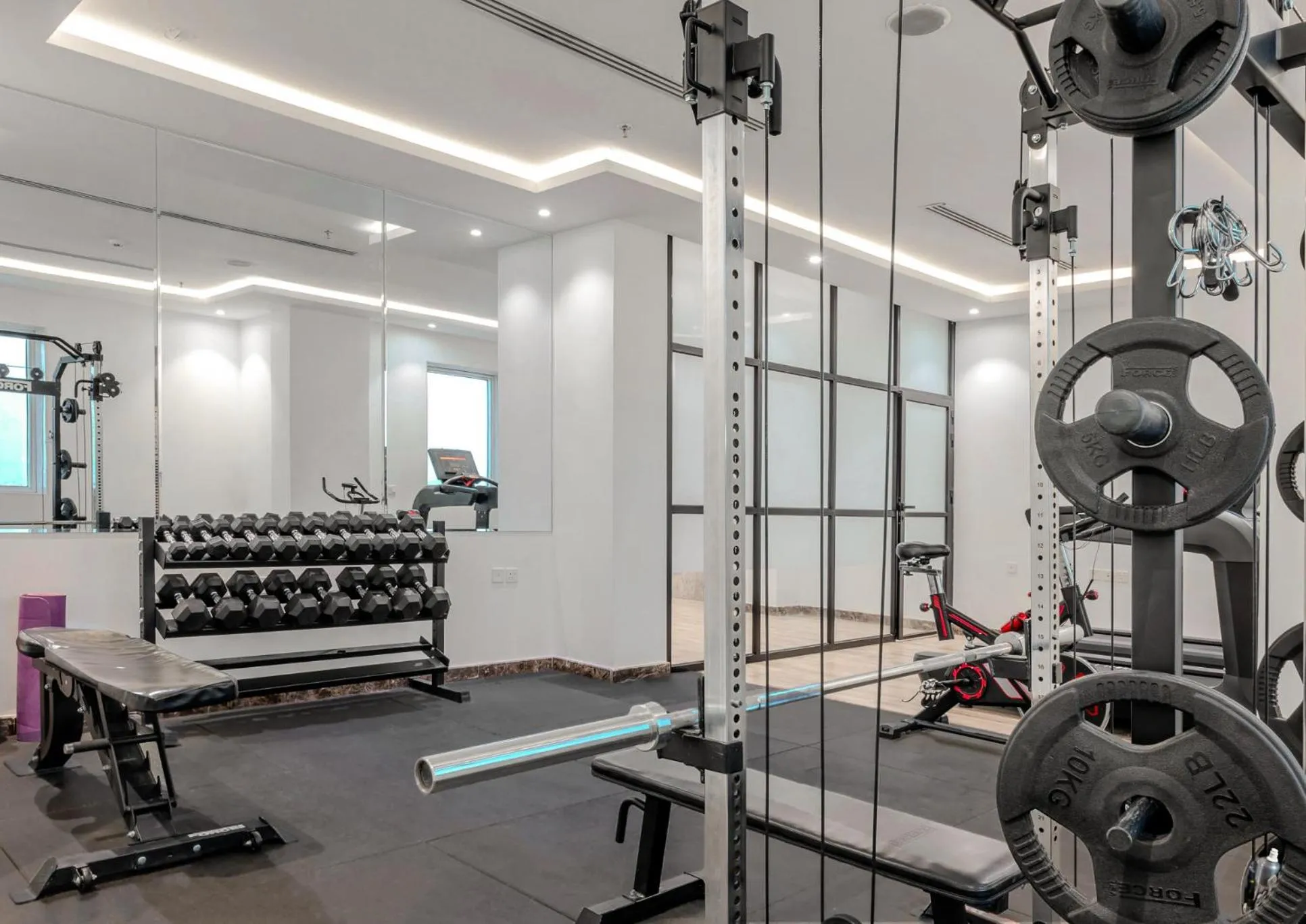 Fitness centre/facilities in Stella Stays Olaya Tower 2