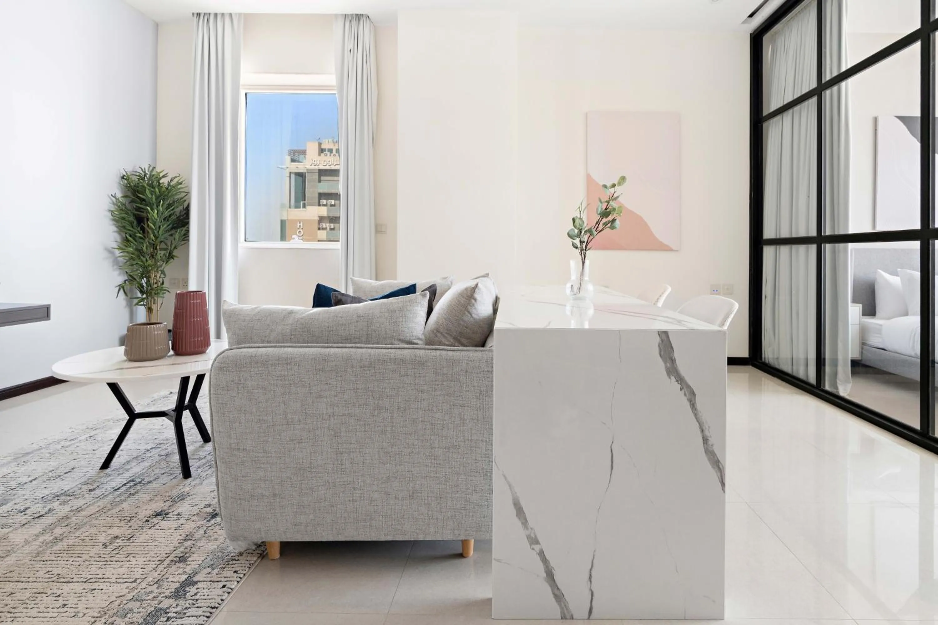 Living room in Stella Stays Olaya Tower 2