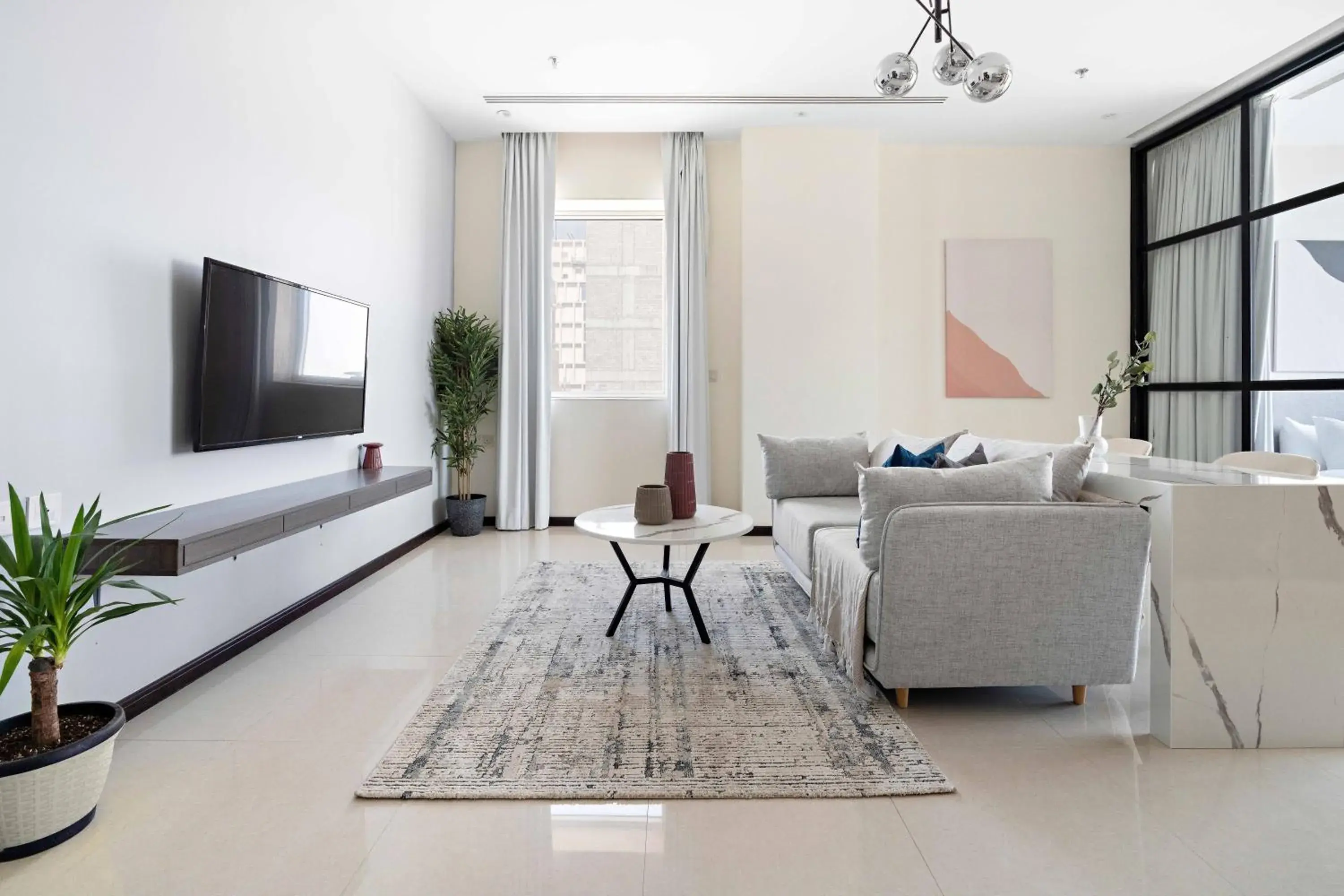 Living room in Stella Stays Olaya Tower 2 Living room in Stella Stays Olaya Tower 2