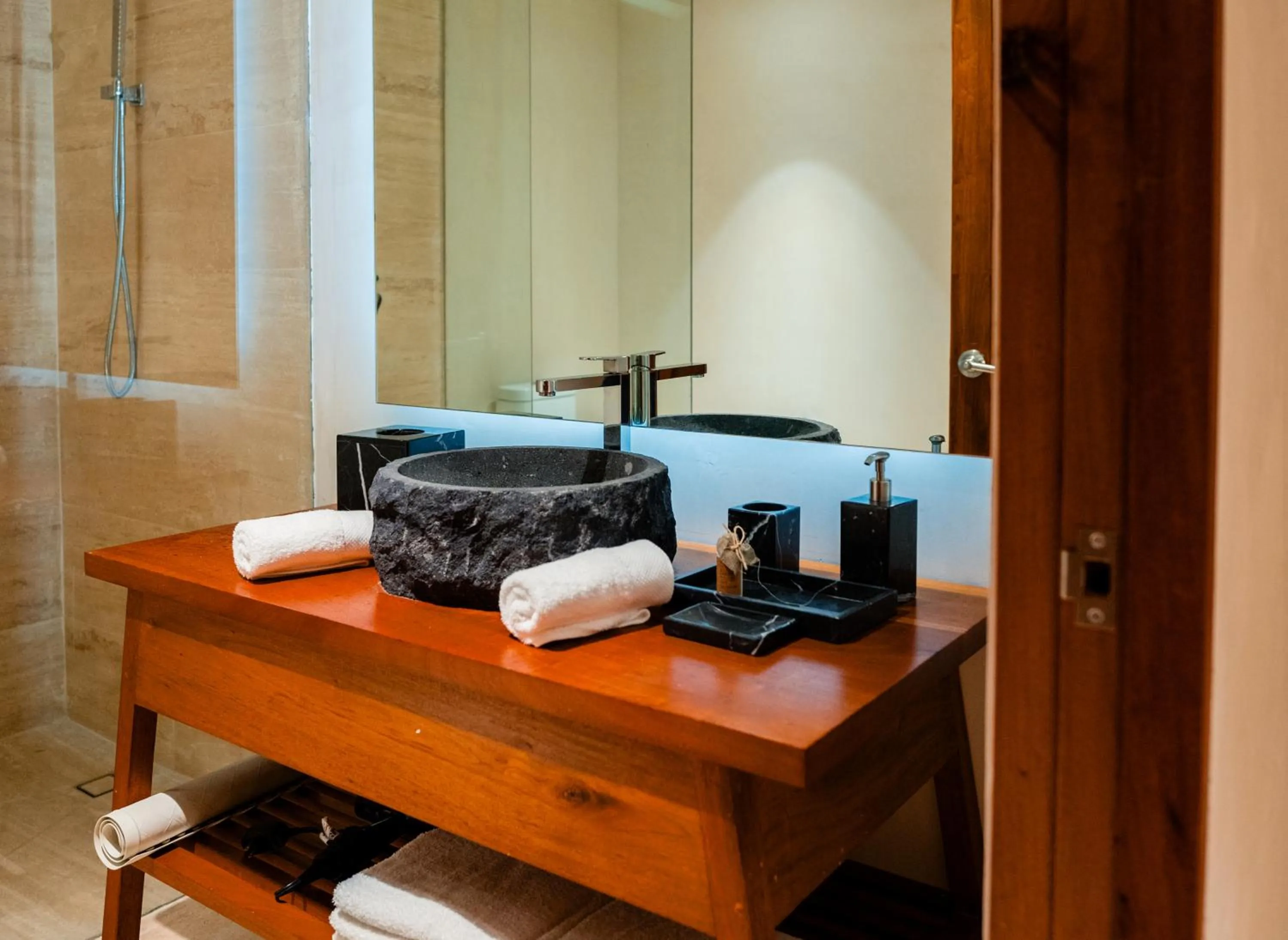 Bathroom in Bloom Tulum Apartments