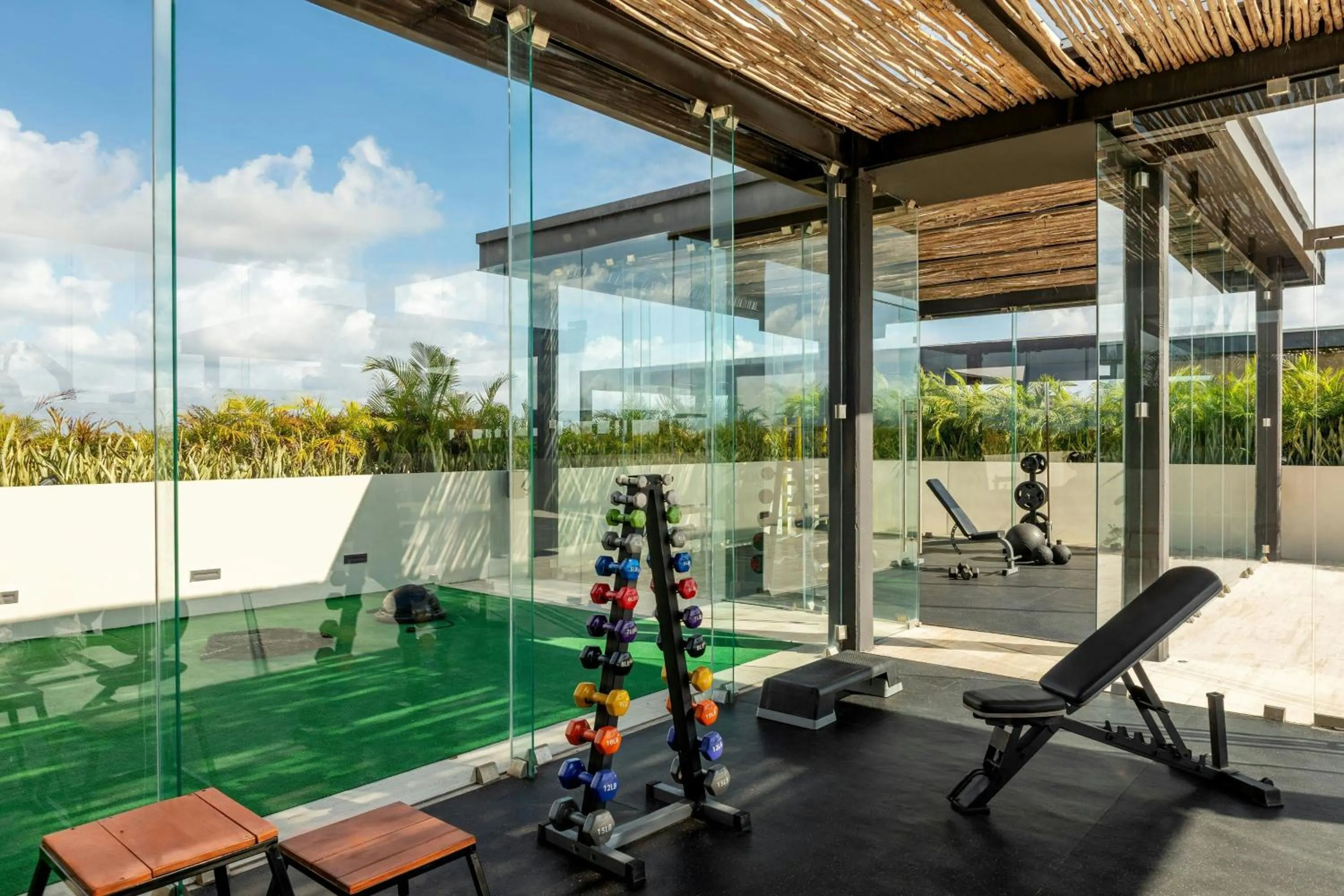 Fitness centre/facilities in Bloom Tulum, Apartments by Marriott Bonvoy