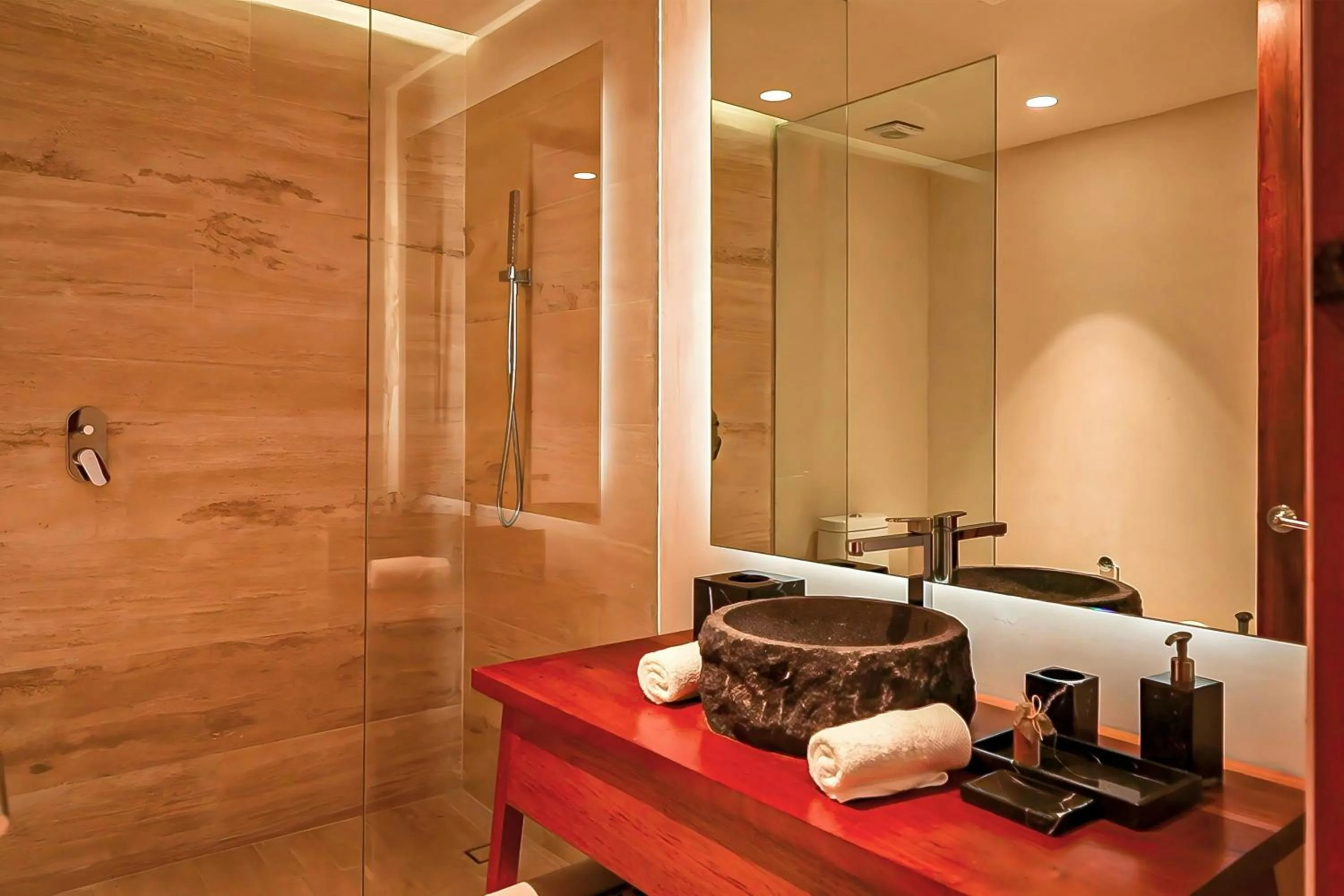 Bathroom in Bloom Tulum Apartments