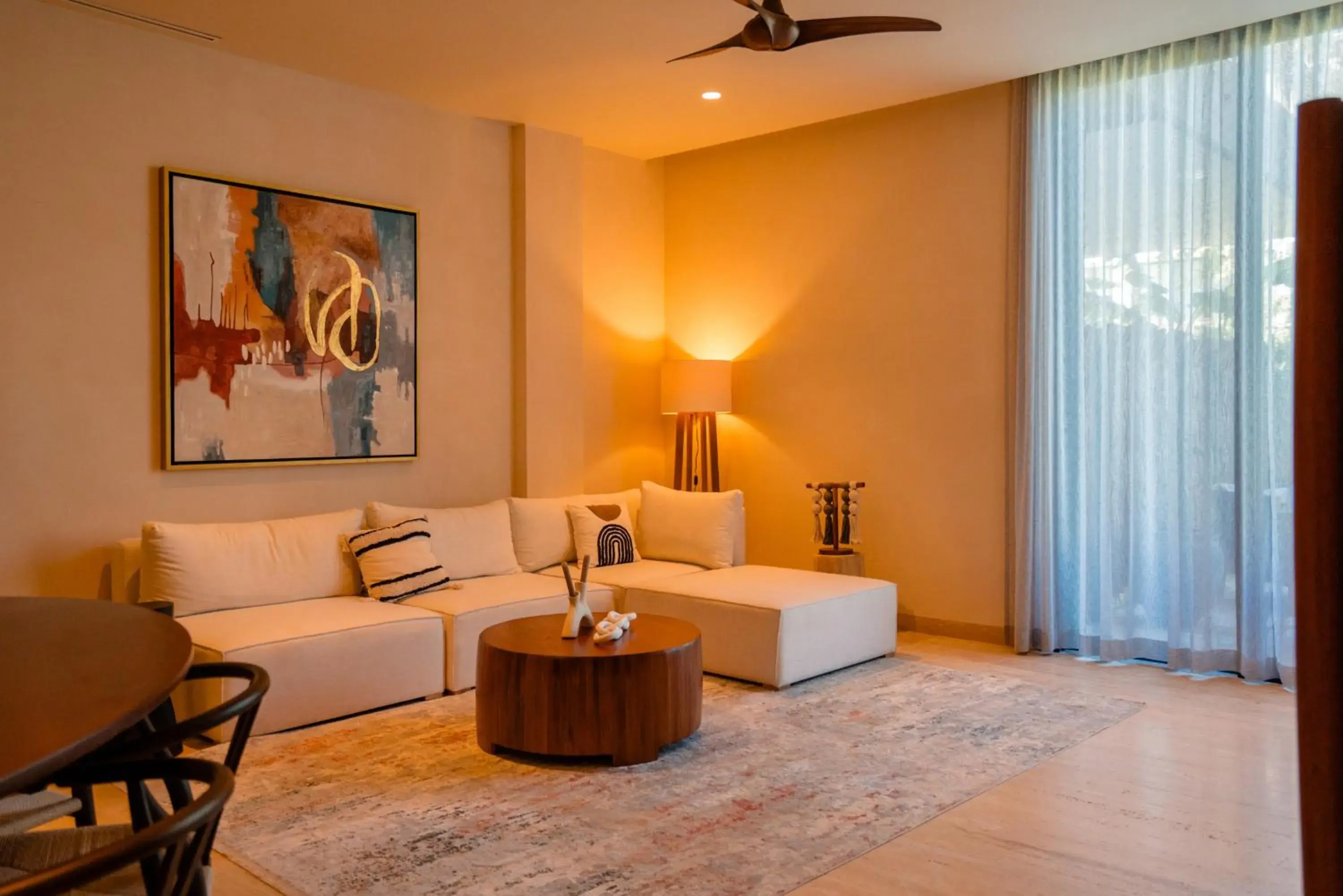 Living room in Bloom Tulum, Apartments by Marriott Bonvoy Living room in Bloom Tulum, Apartments by Marriott Bonvoy