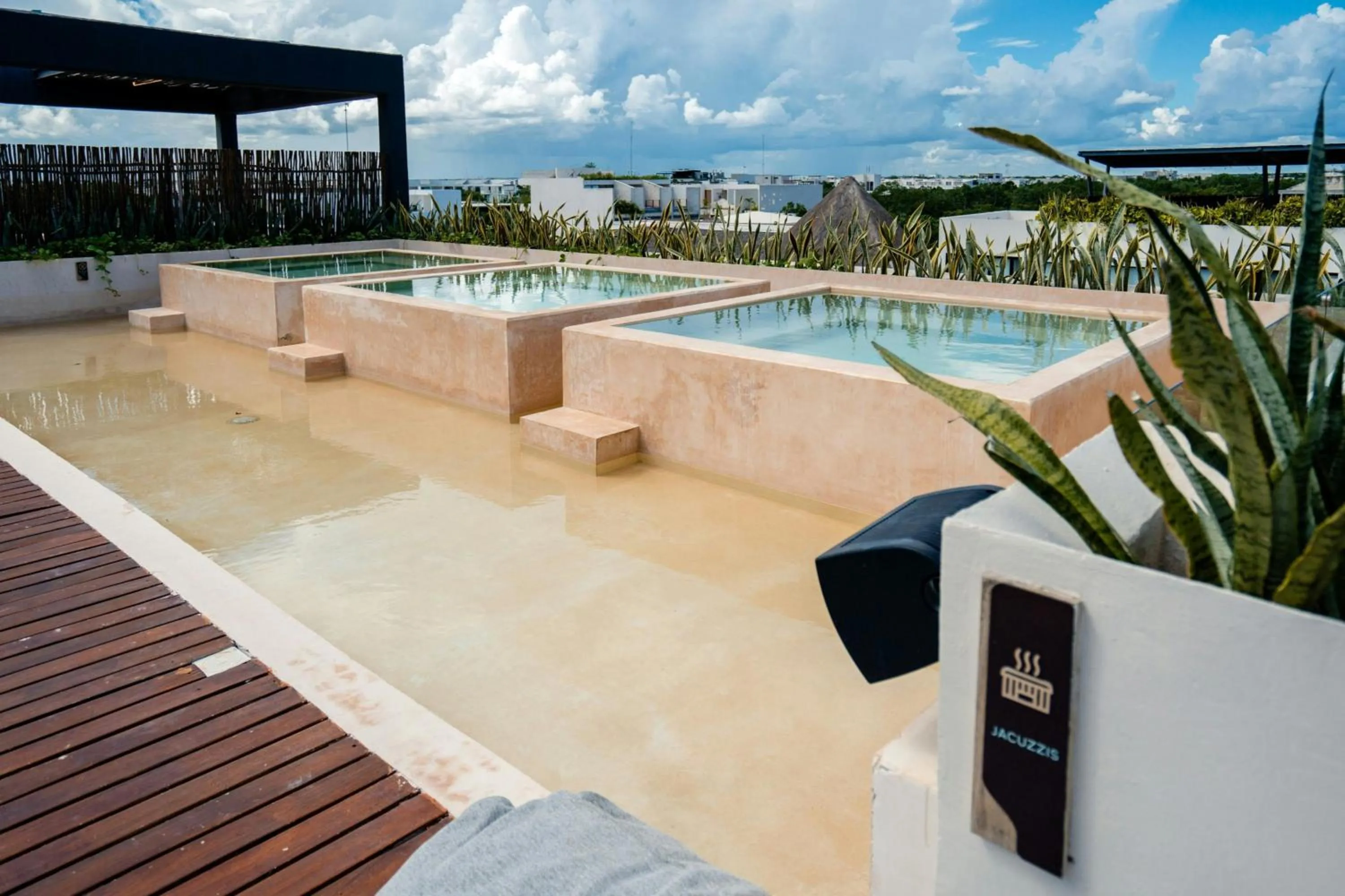 Swimming pool in Bloom Tulum Apartments