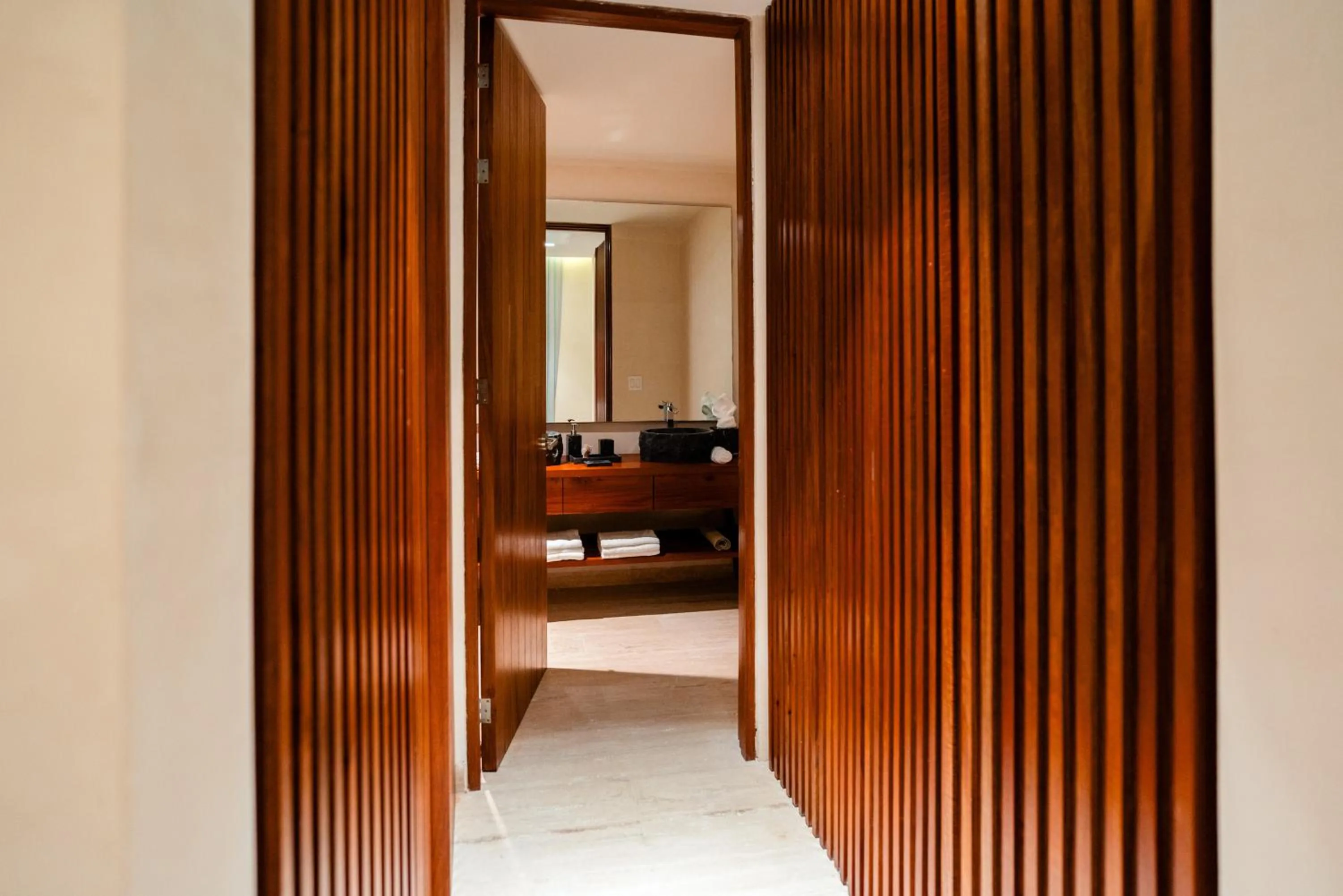 Bathroom in Bloom Tulum Apartments