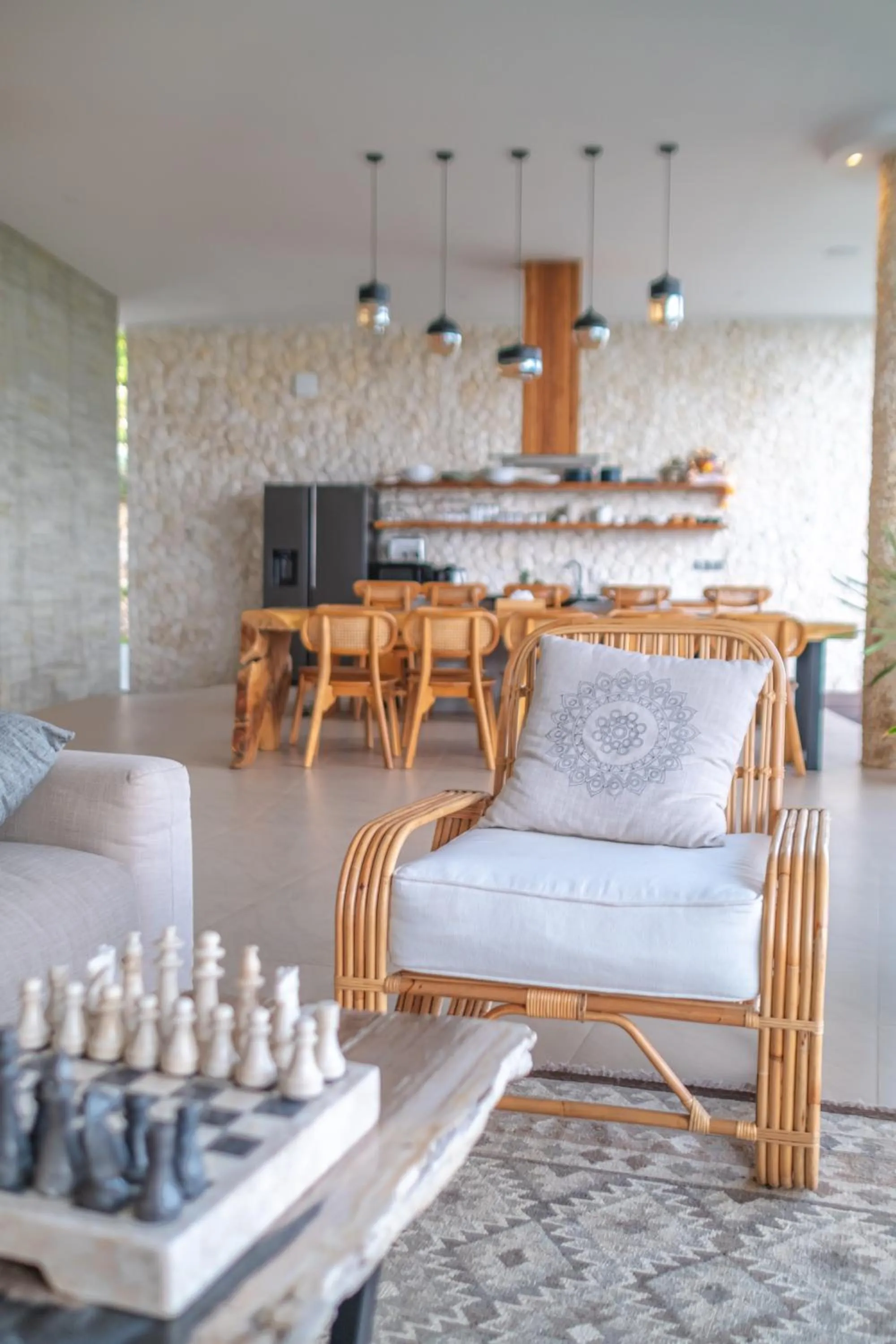 Seating area in Villa Kaliente