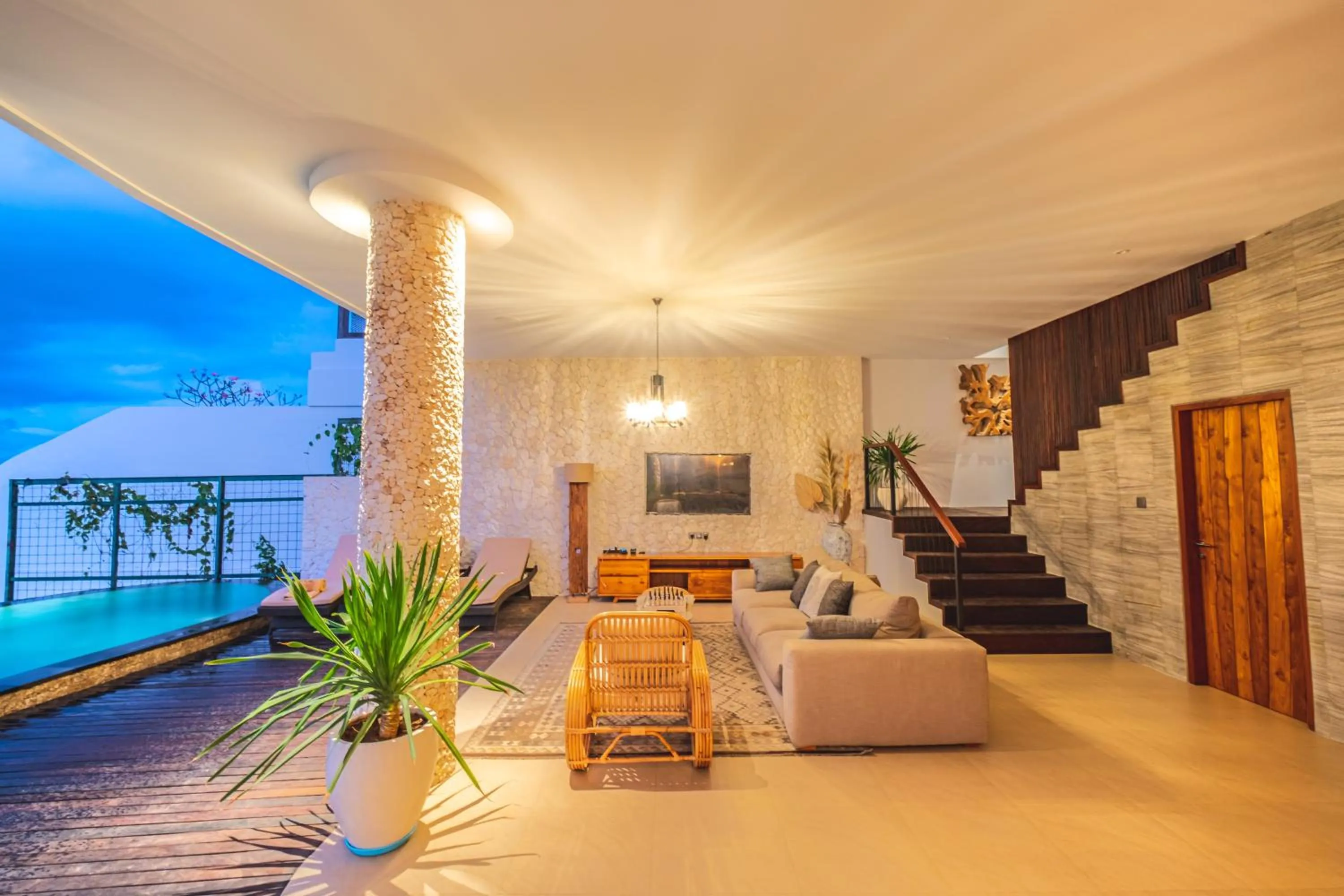 Living room in Villa Kaliente