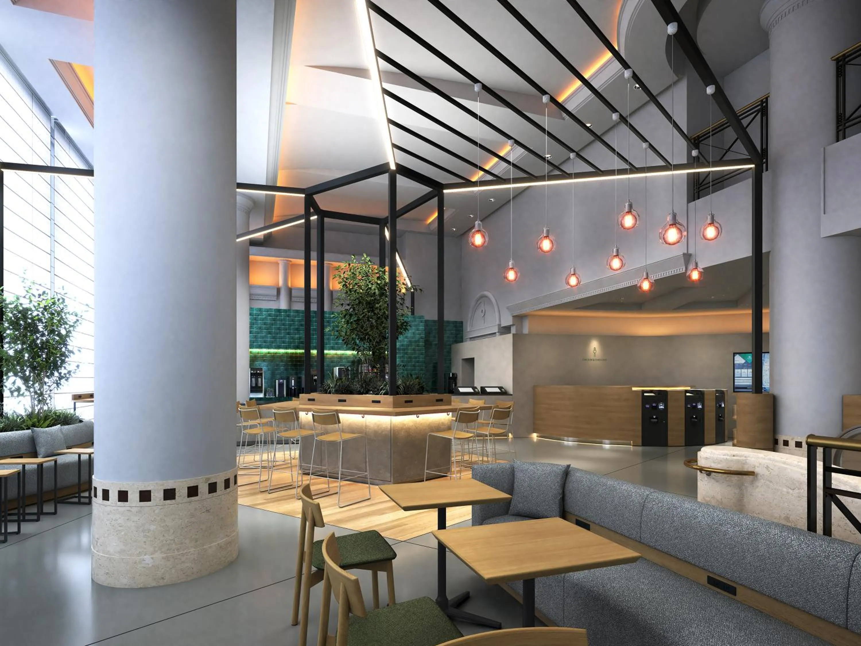 Lobby or reception in Prince Smart Inn Nagoya Sakae