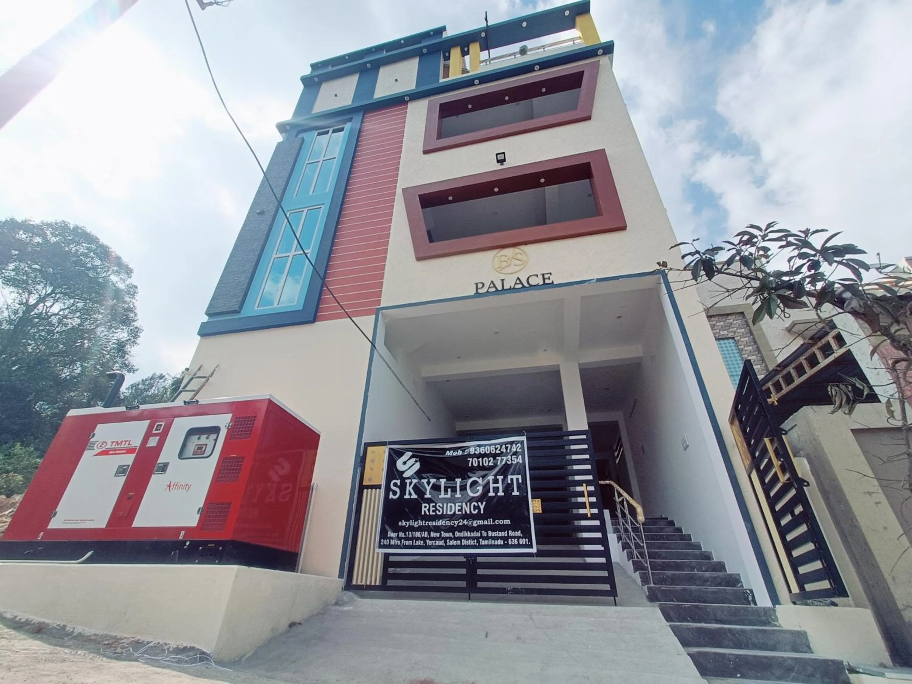 Property building in Skylight Residency Yercaud