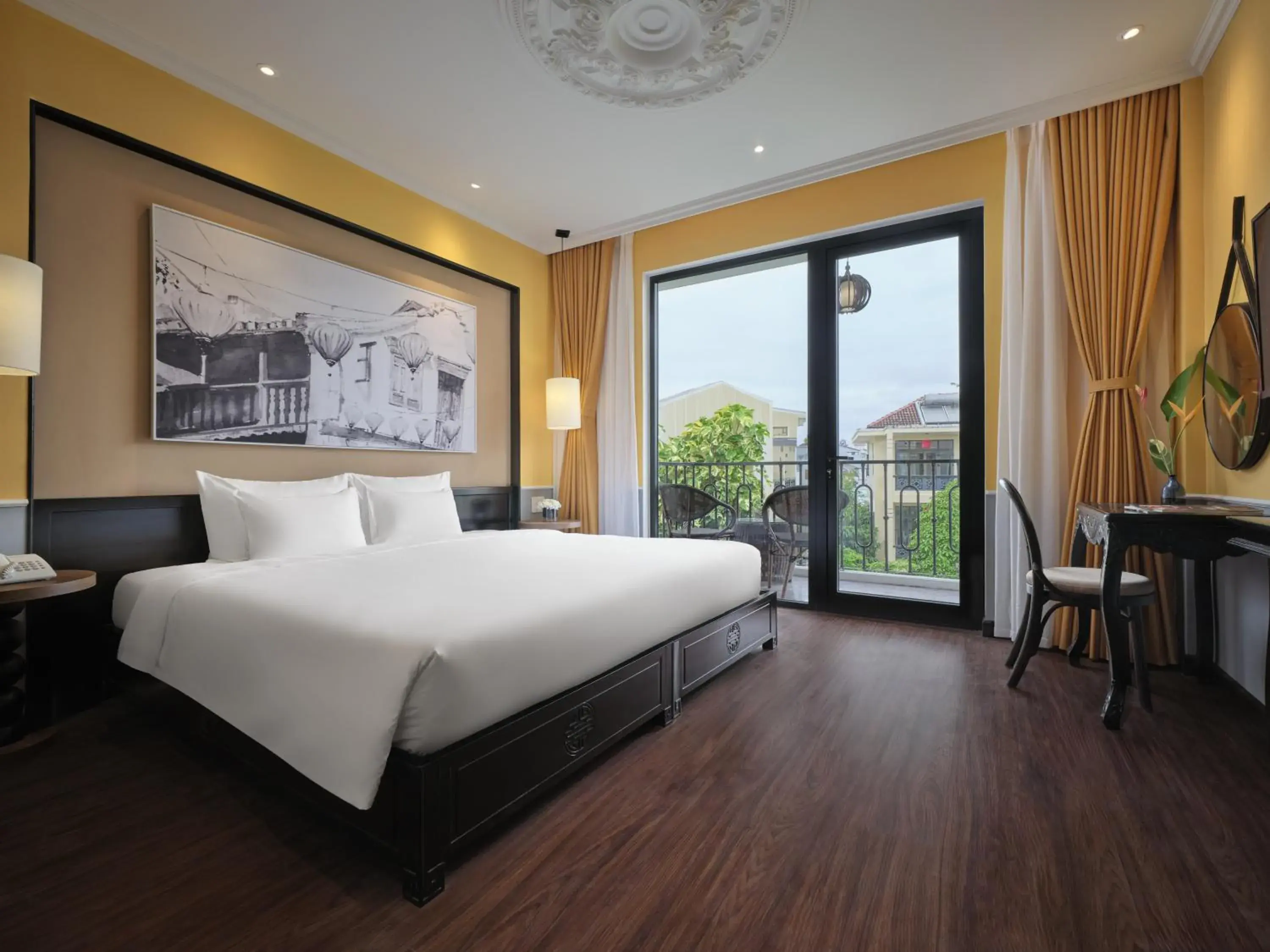 View (from property/room), Bed in Phu Thinh Boutique Resort & Spa View (from property/room), Bed in Phu Thinh Boutique Resort & Spa