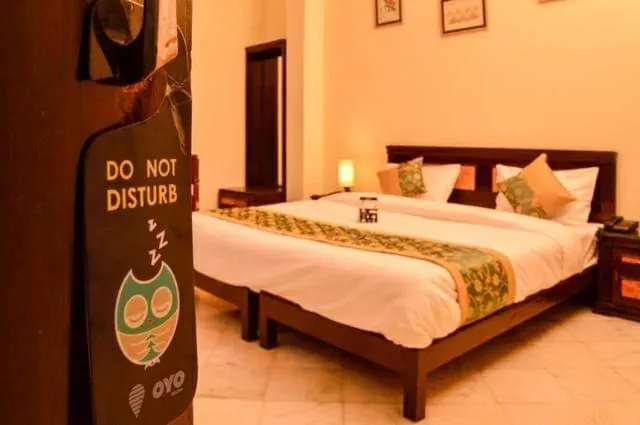 Bed in HOTEL KARAN VILLAS