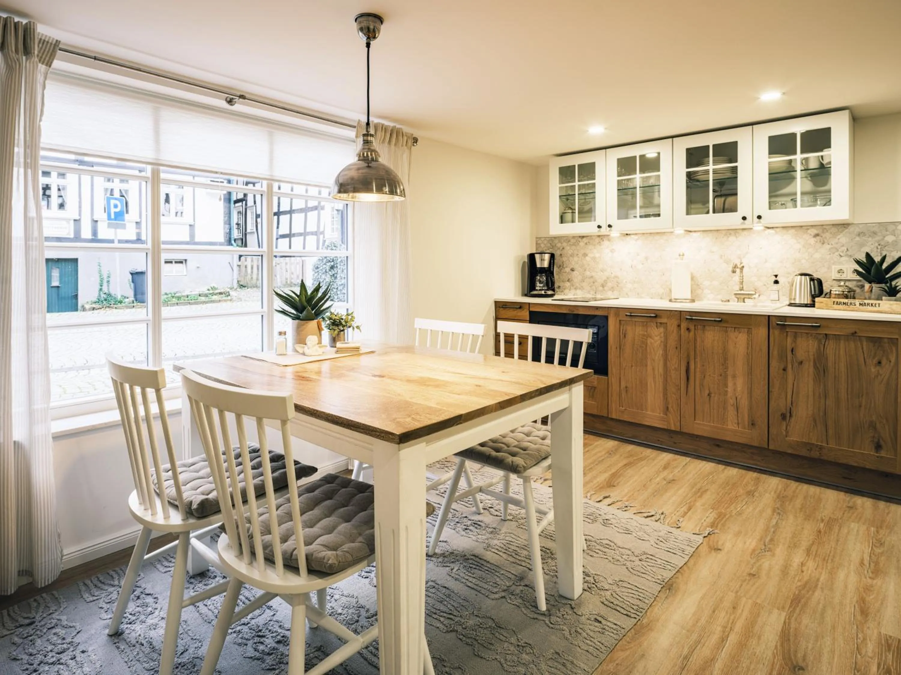 Kitchen or kitchenette in Flecker Hotel
