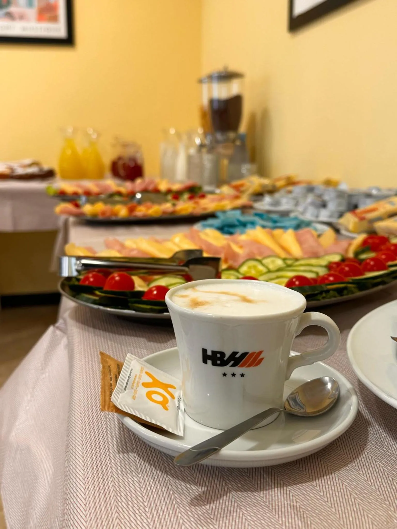 Continental breakfast in Ben Hur Rimini