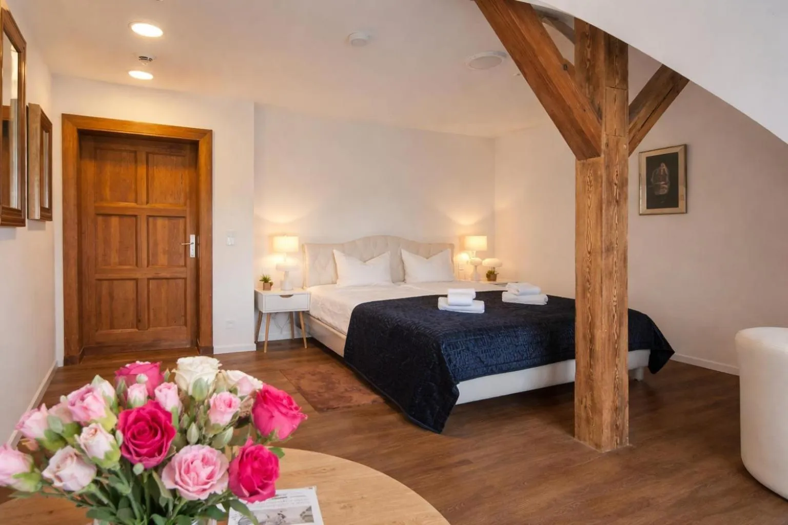 Photo of the whole room, Bed in Schloss Krugsdorf Golf & Hotel