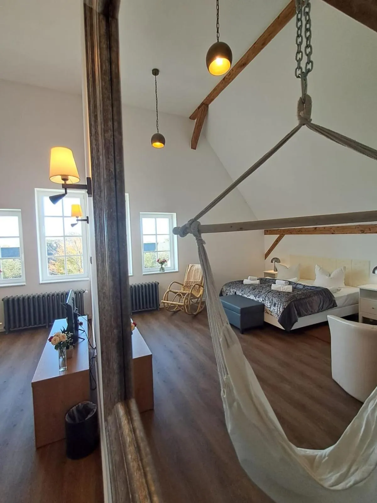 Photo of the whole room, Bed in Schloss Krugsdorf Golf & Hotel