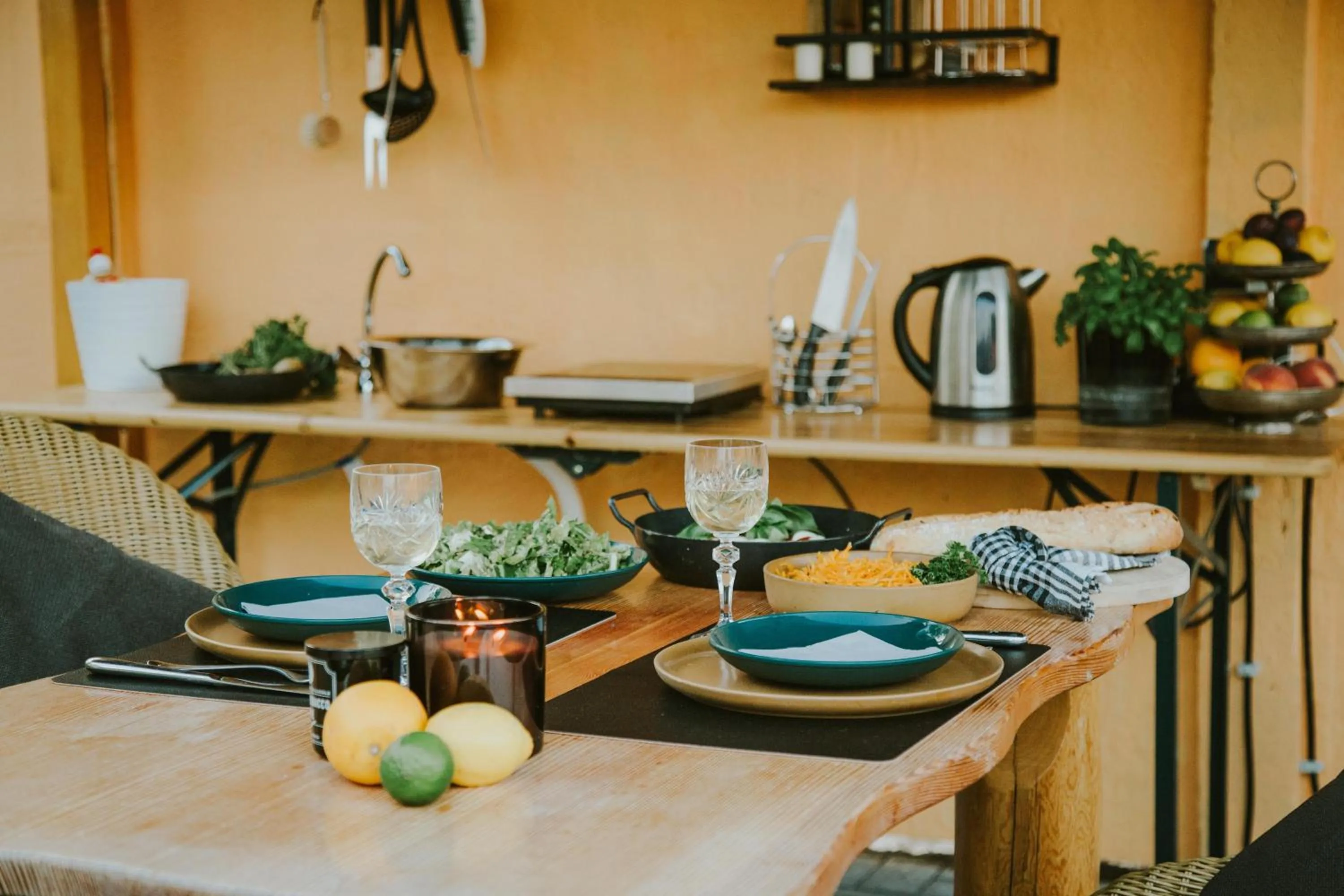 Kitchen or kitchenette in Schloss Krugsdorf Golf & Hotel