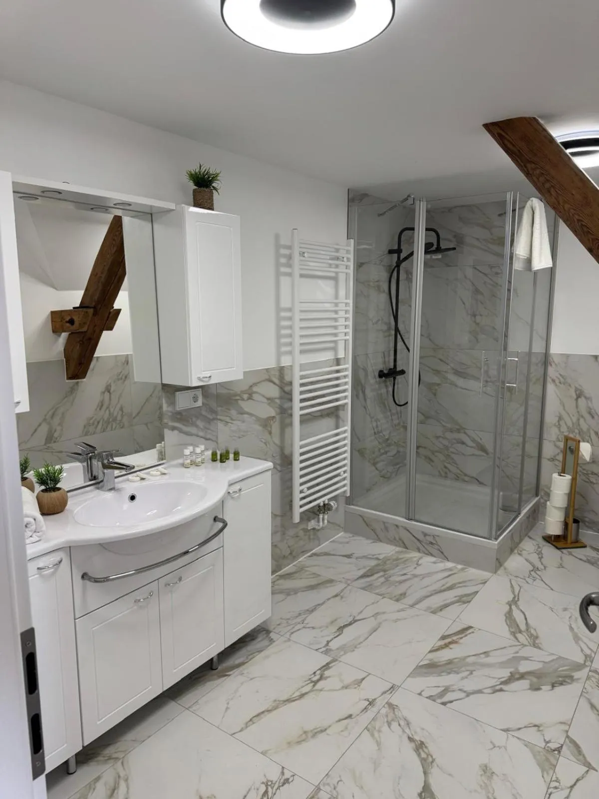 Bathroom in Schloss Krugsdorf Golf & Hotel