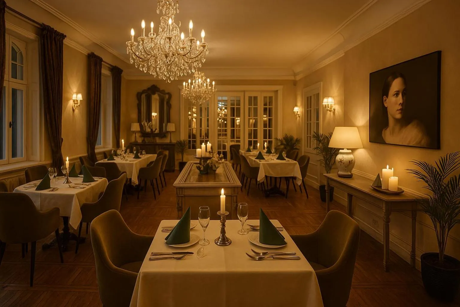 Restaurant/places to eat in Schloss Krugsdorf Golf & Hotel