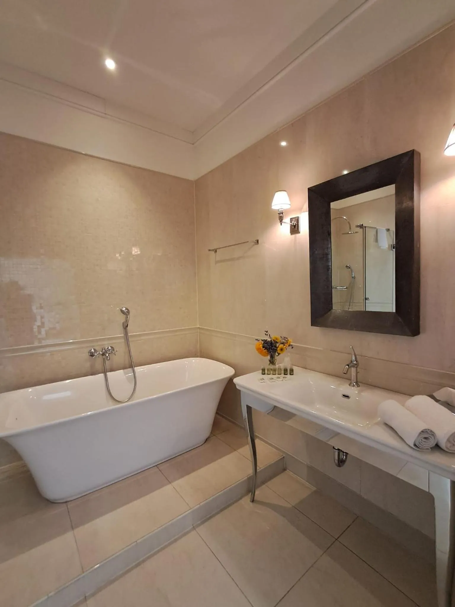 Bathroom in Schloss Krugsdorf Golf & Hotel