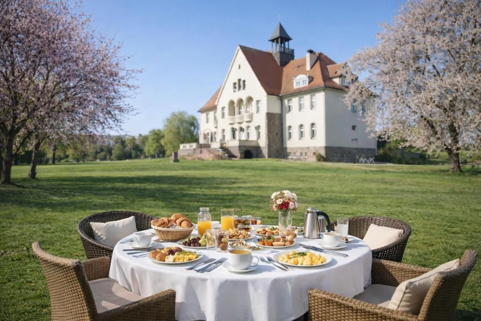 Garden in Schloss Krugsdorf Golf & Hotel
