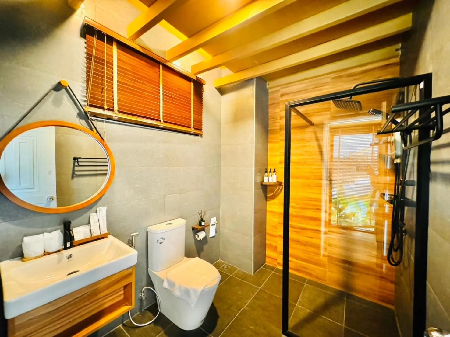 Shower in COZY SHIROI RESORT
