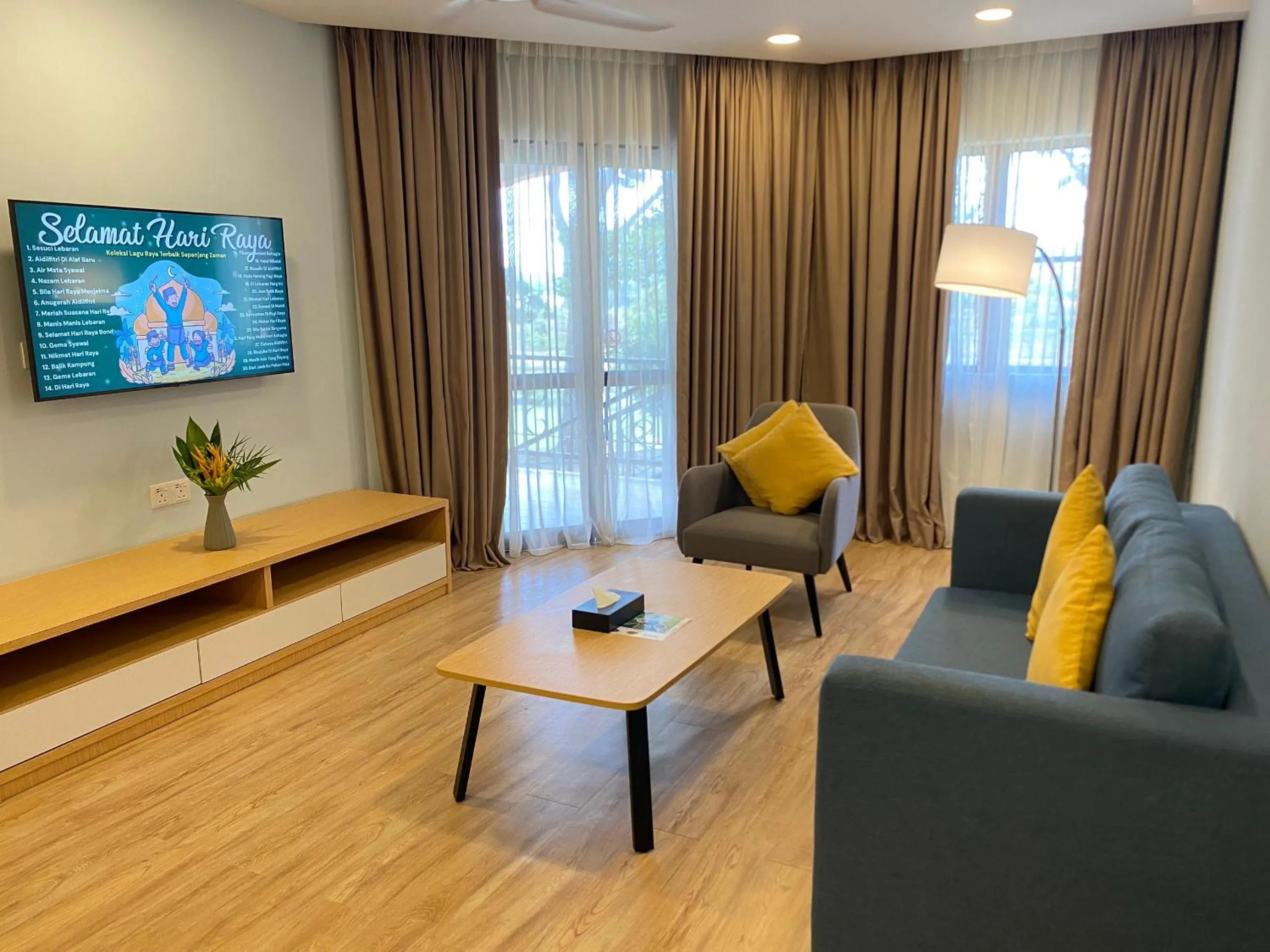 TV and multimedia in SGI Vacation Club Villa @ Damai Laut Holiday Resort