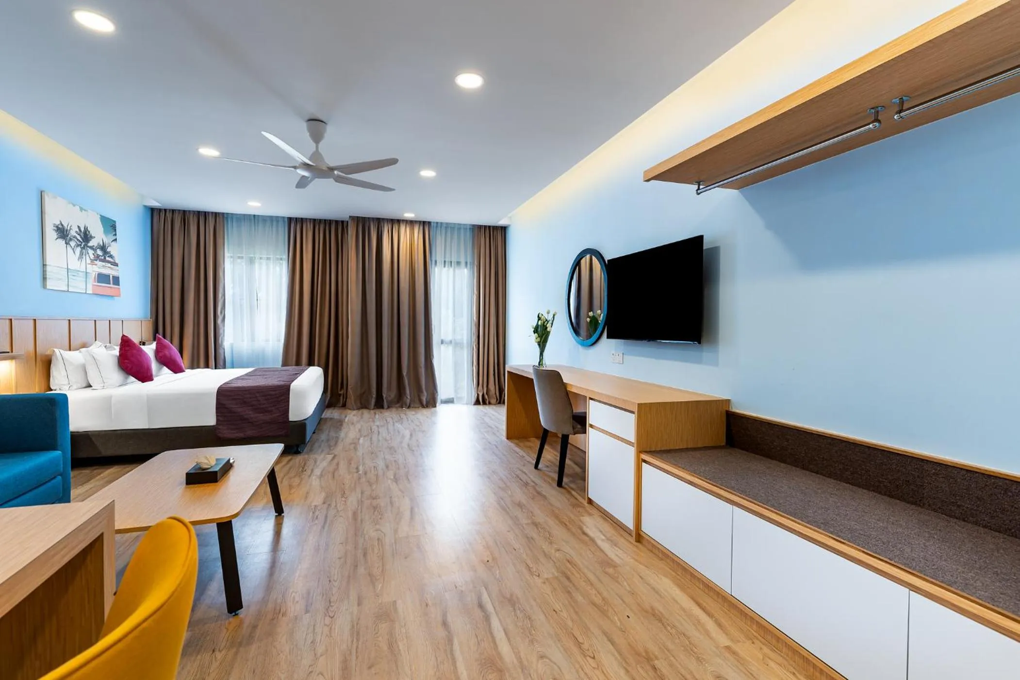 Bed in SGI Vacation Club Villa @ Damai Laut Holiday Resort