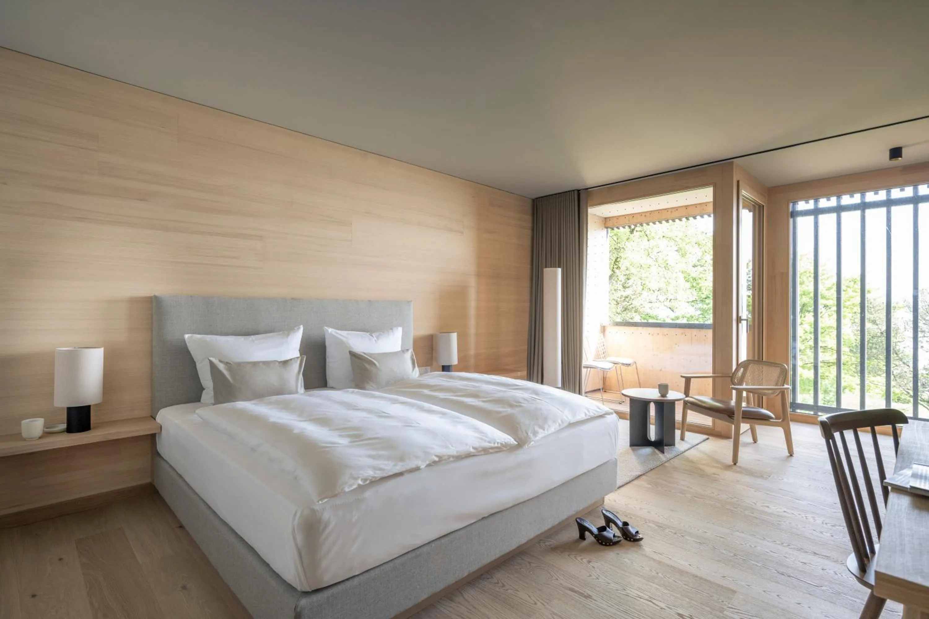 Bed in Seegut Zeppelin - a member of Design Hotels