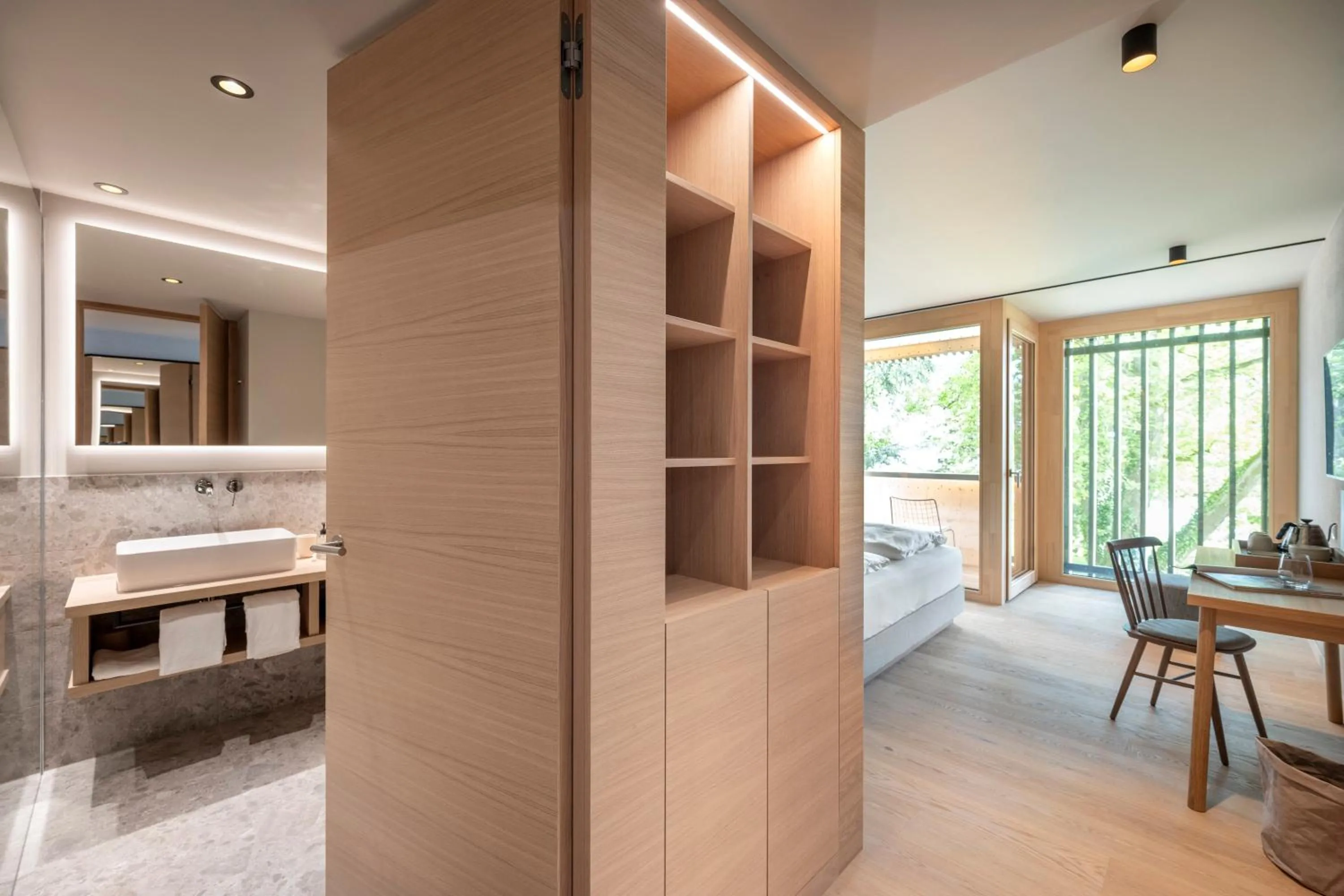 Bathroom, Bed in Seegut Zeppelin - a member of Design Hotels