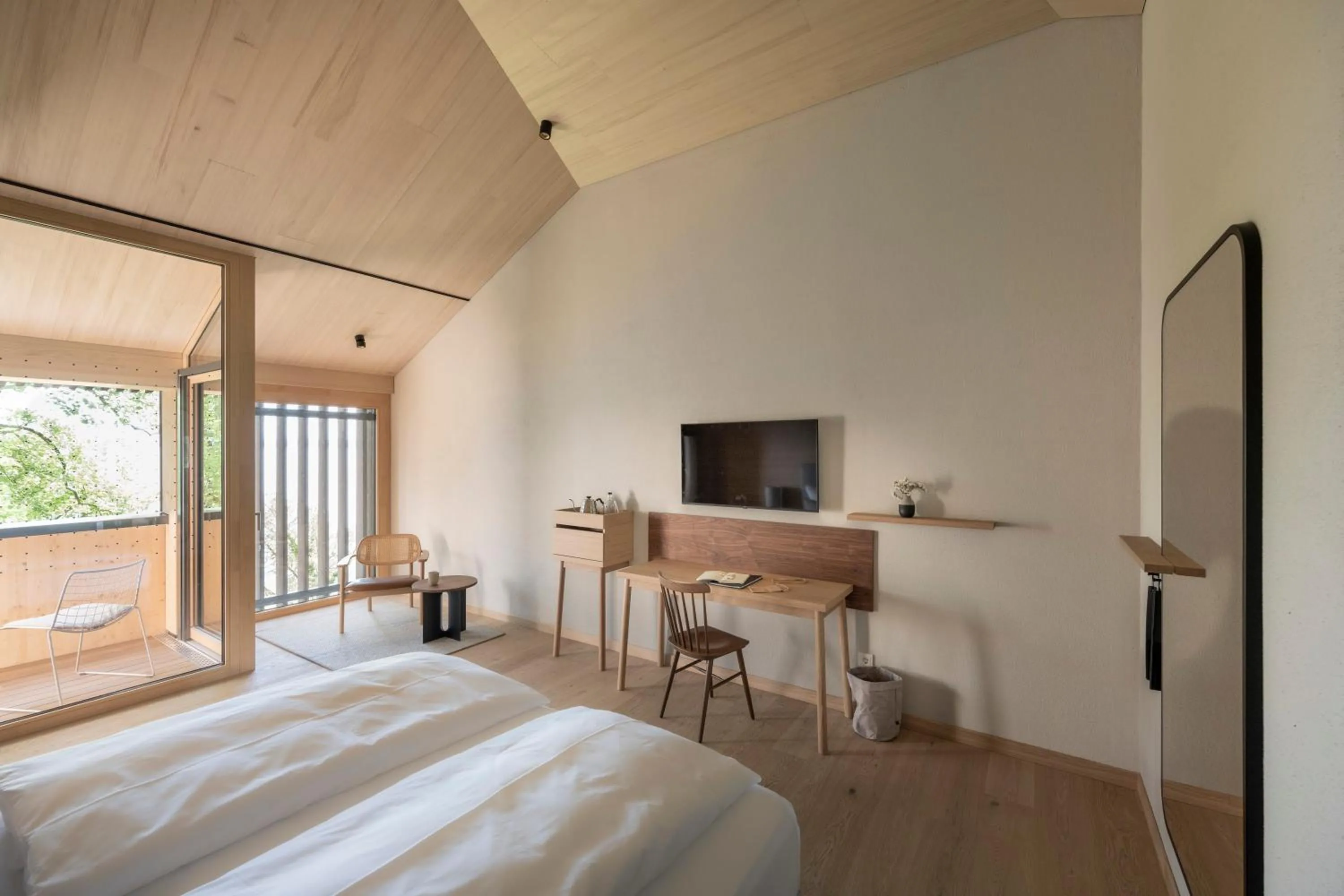 Bed in Seegut Zeppelin - a member of Design Hotels