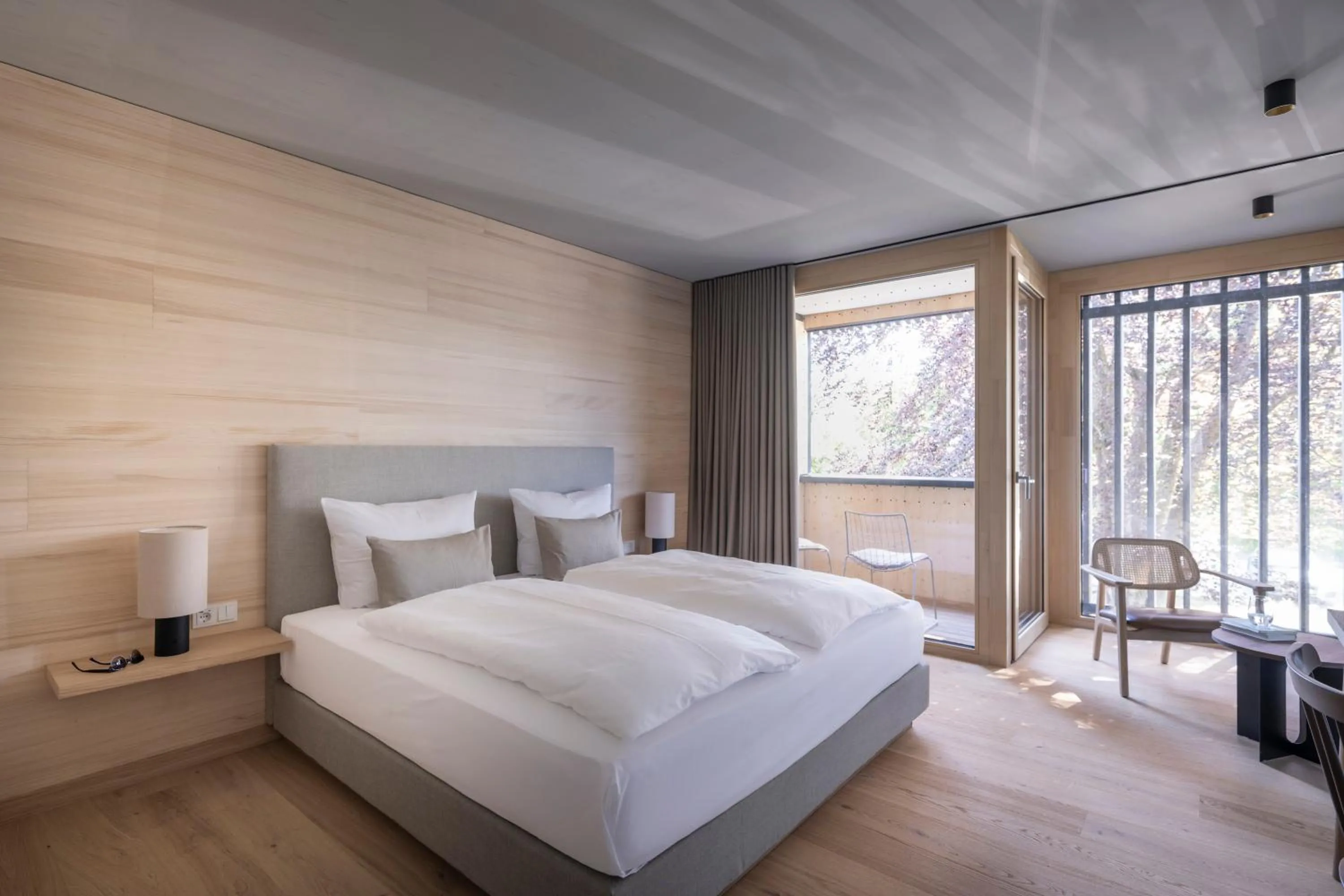 Bed in Seegut Zeppelin - a member of Design Hotels