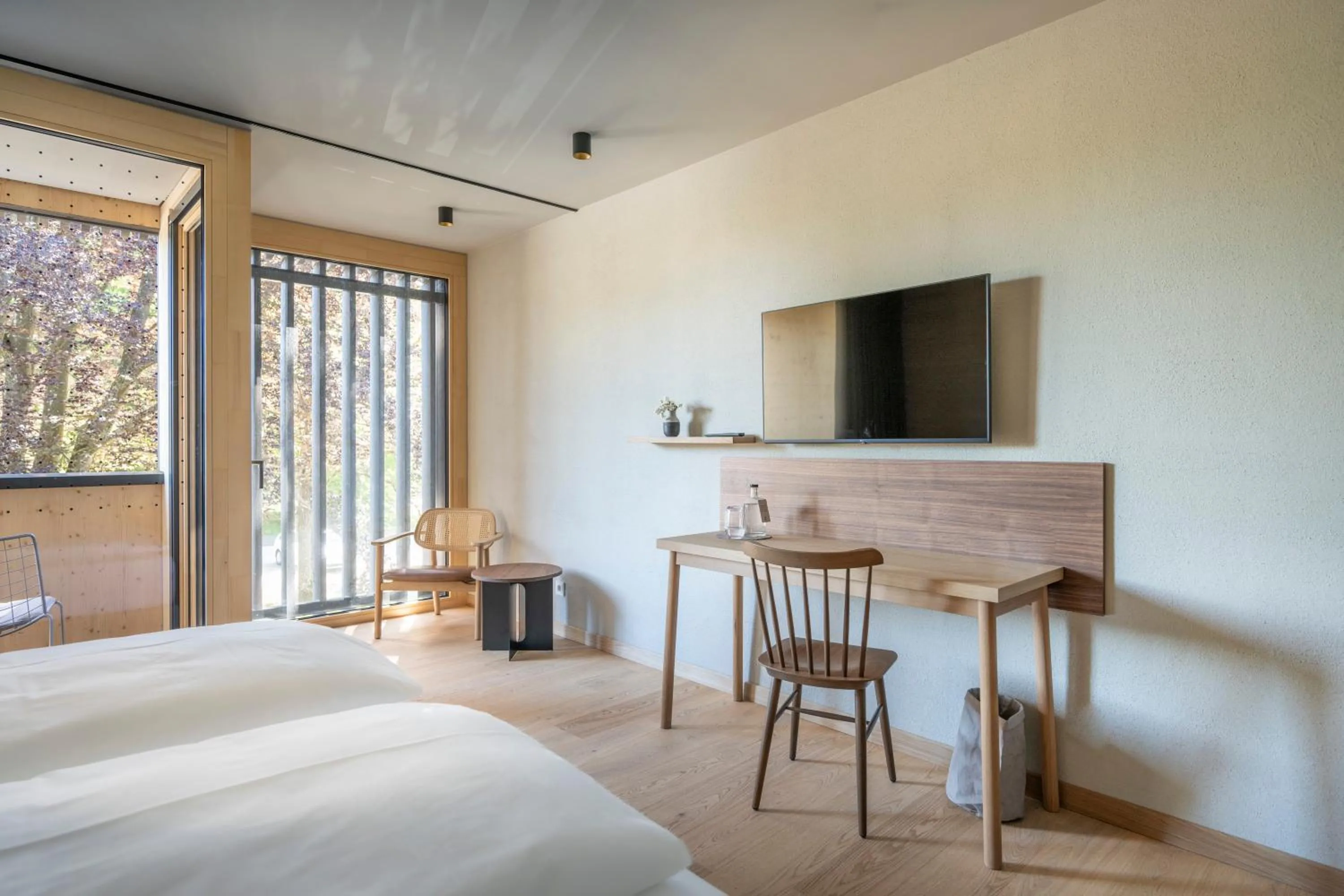 Bed in Seegut Zeppelin - a member of Design Hotels