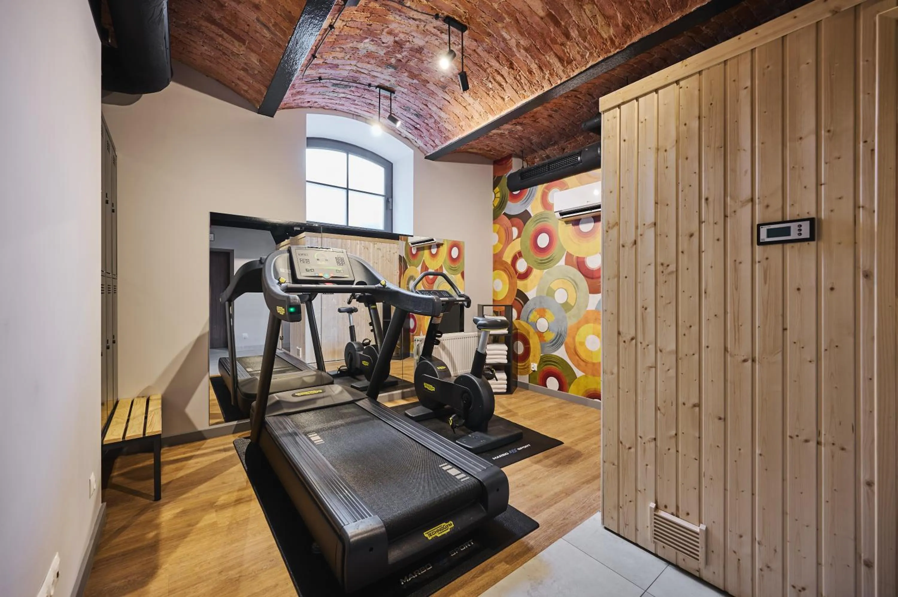 Fitness centre/facilities in Hotel Halo Szczecin