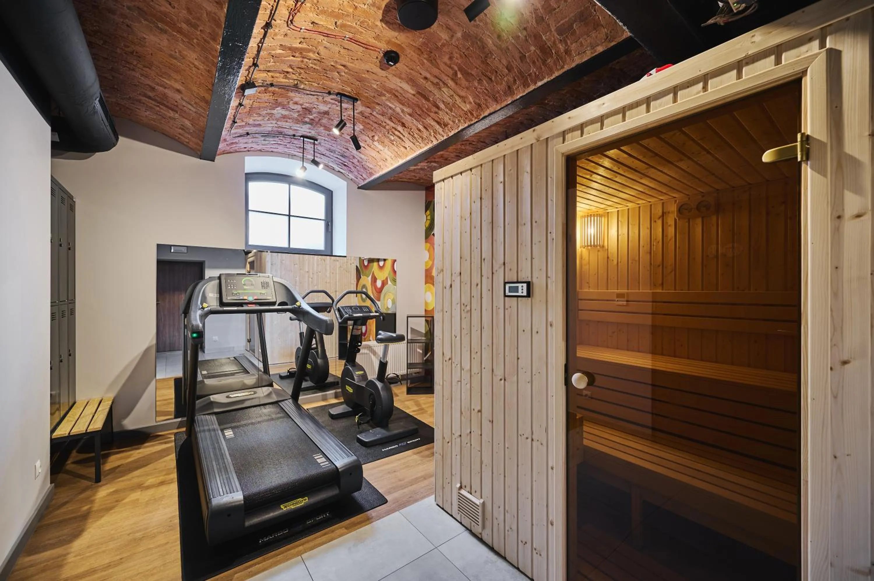 Fitness centre/facilities in Hotel Halo Szczecin