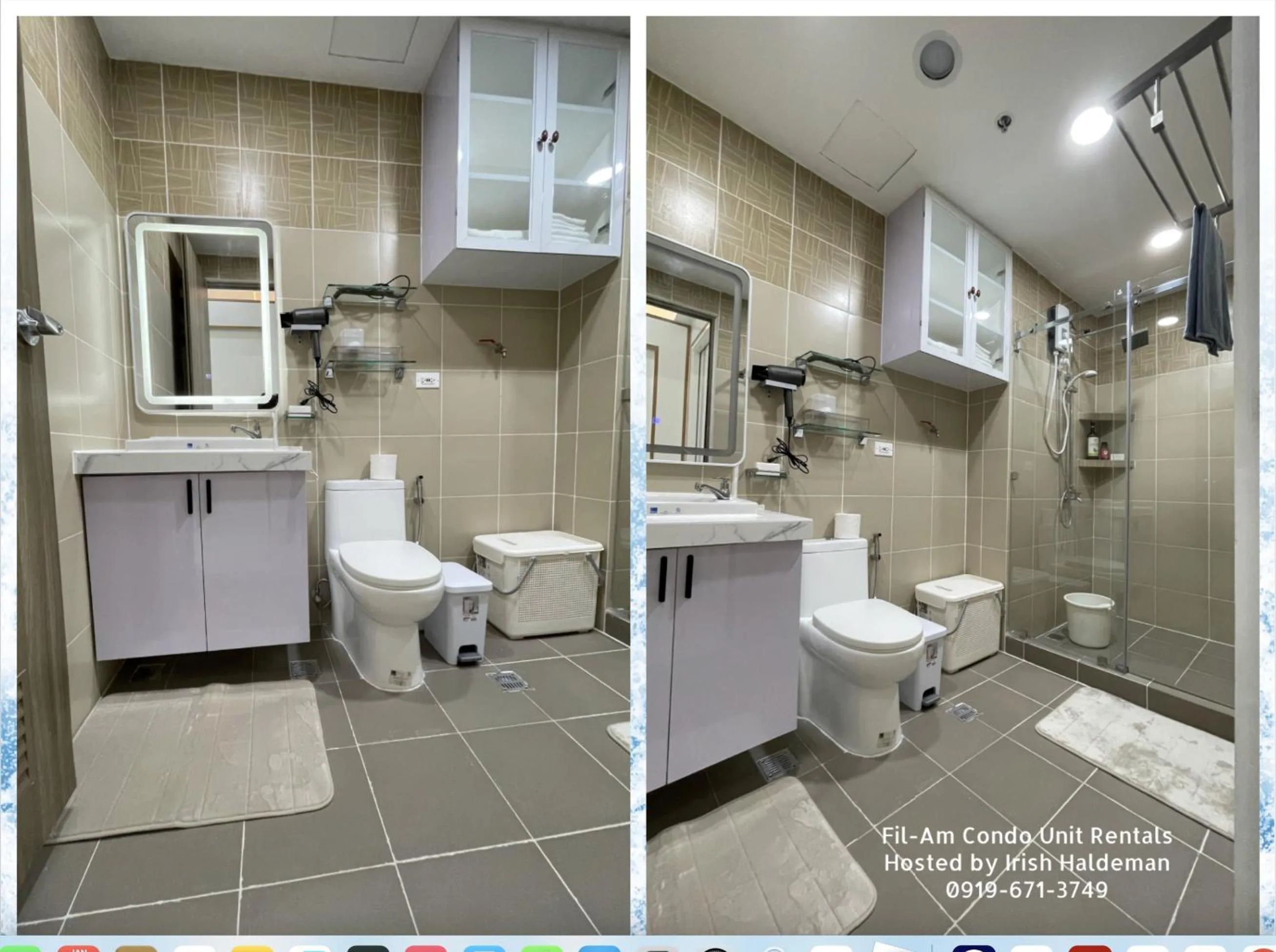 Shower in SMDC Coast Residences