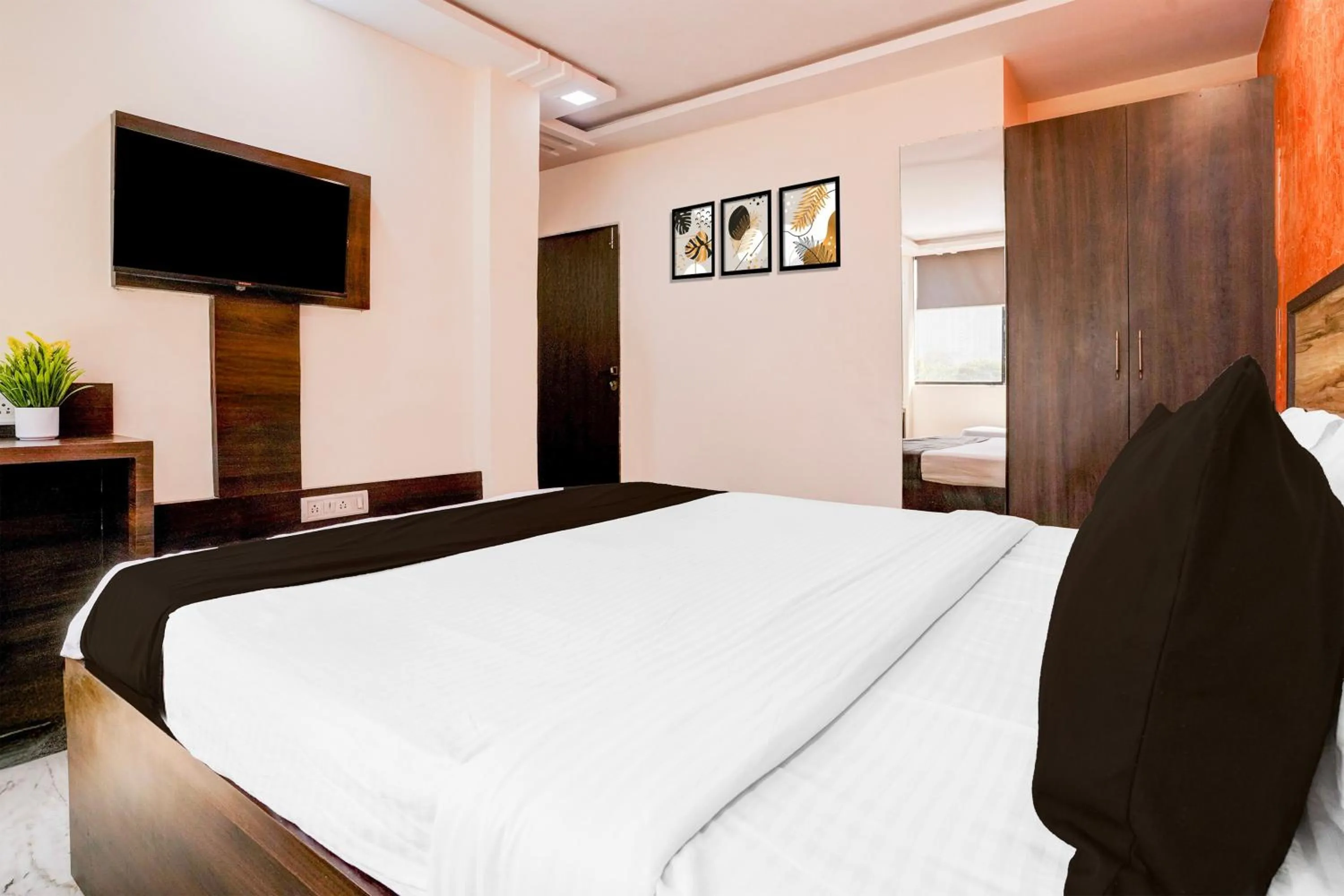 Bedroom in Collection O Sector 5 Sanpada Formerly Opal Comforts