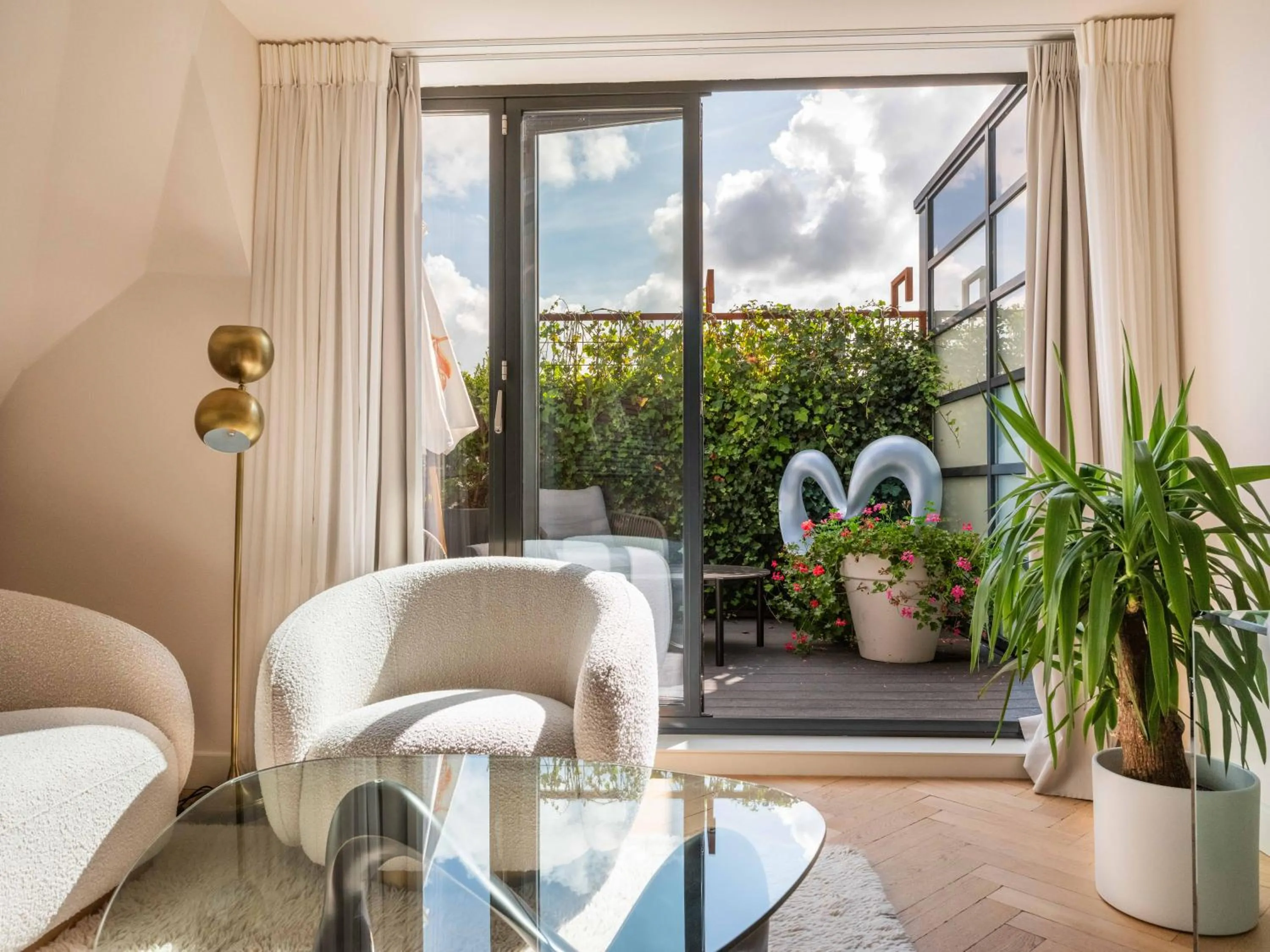 Living room in Restaurant Hotel Merlet