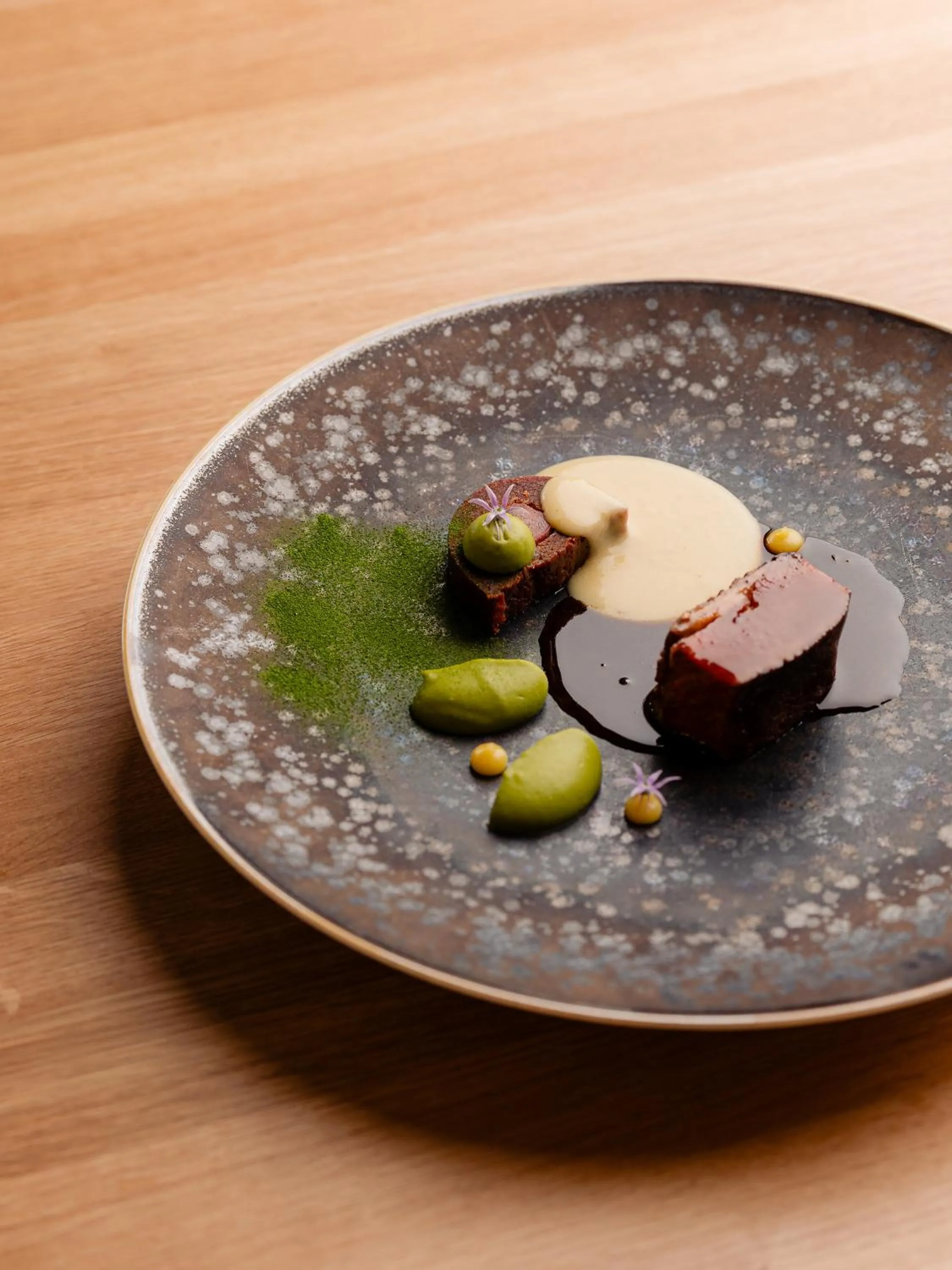 Food close-up in Restaurant Hotel Merlet