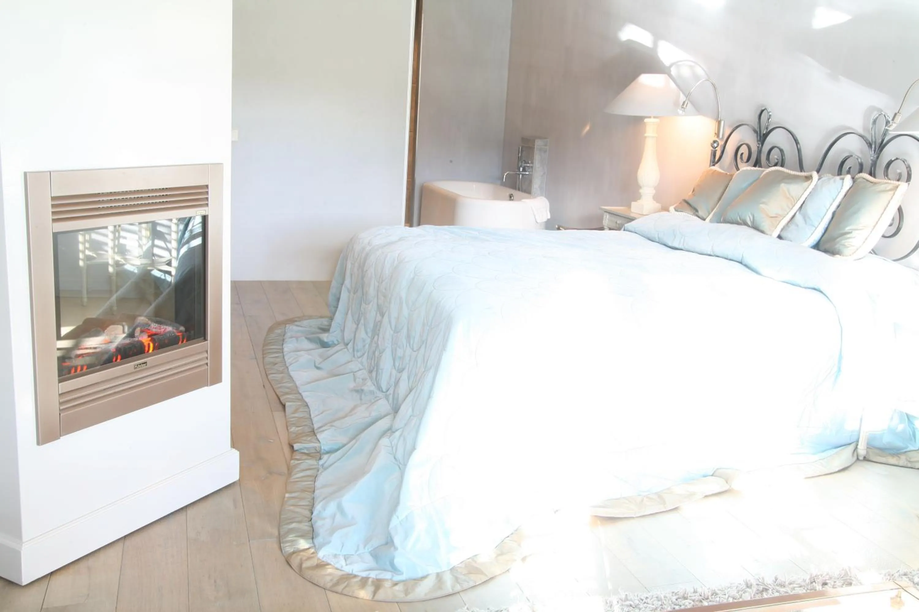 Bed in Restaurant Hotel Merlet