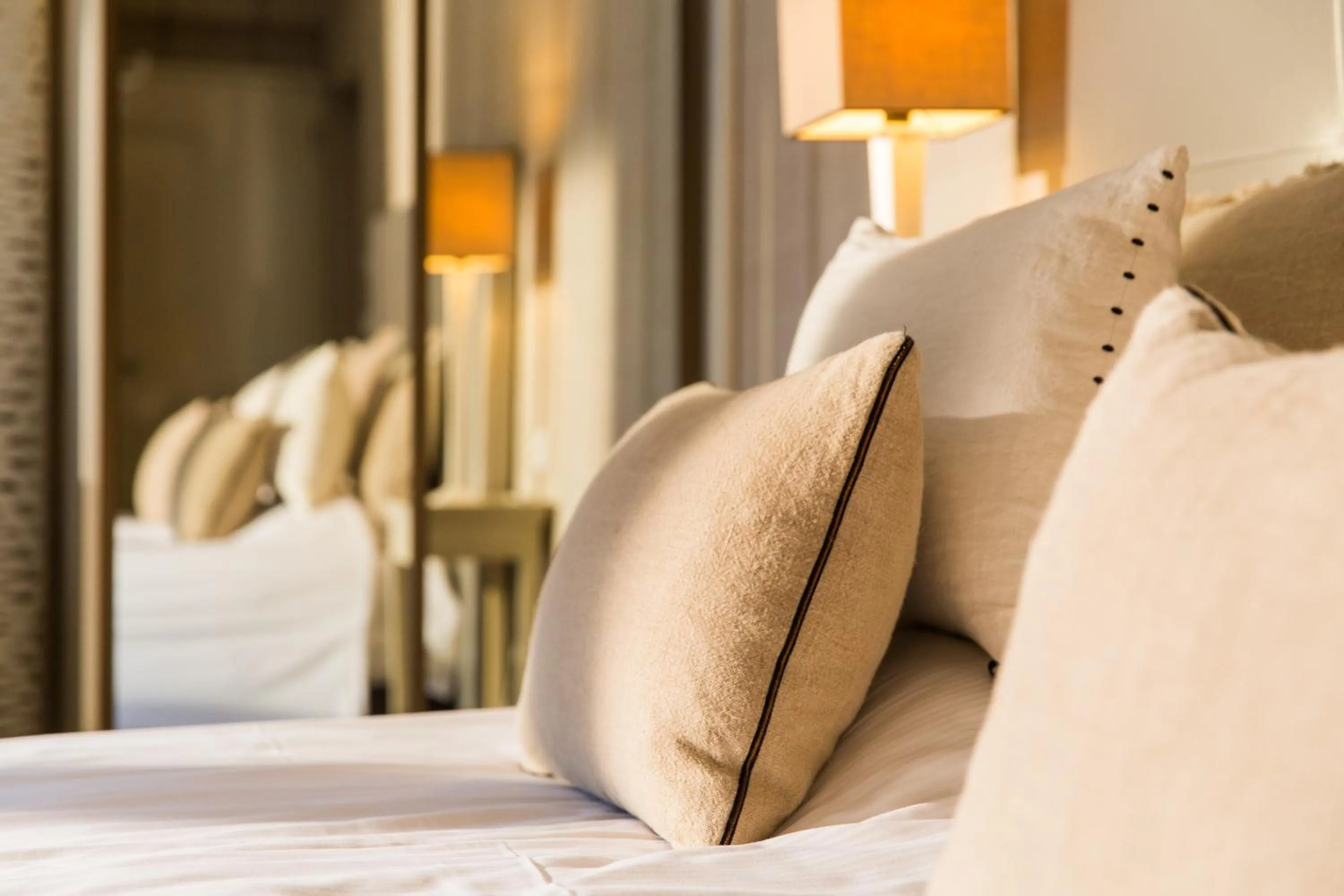 Bed in Restaurant Hotel Merlet