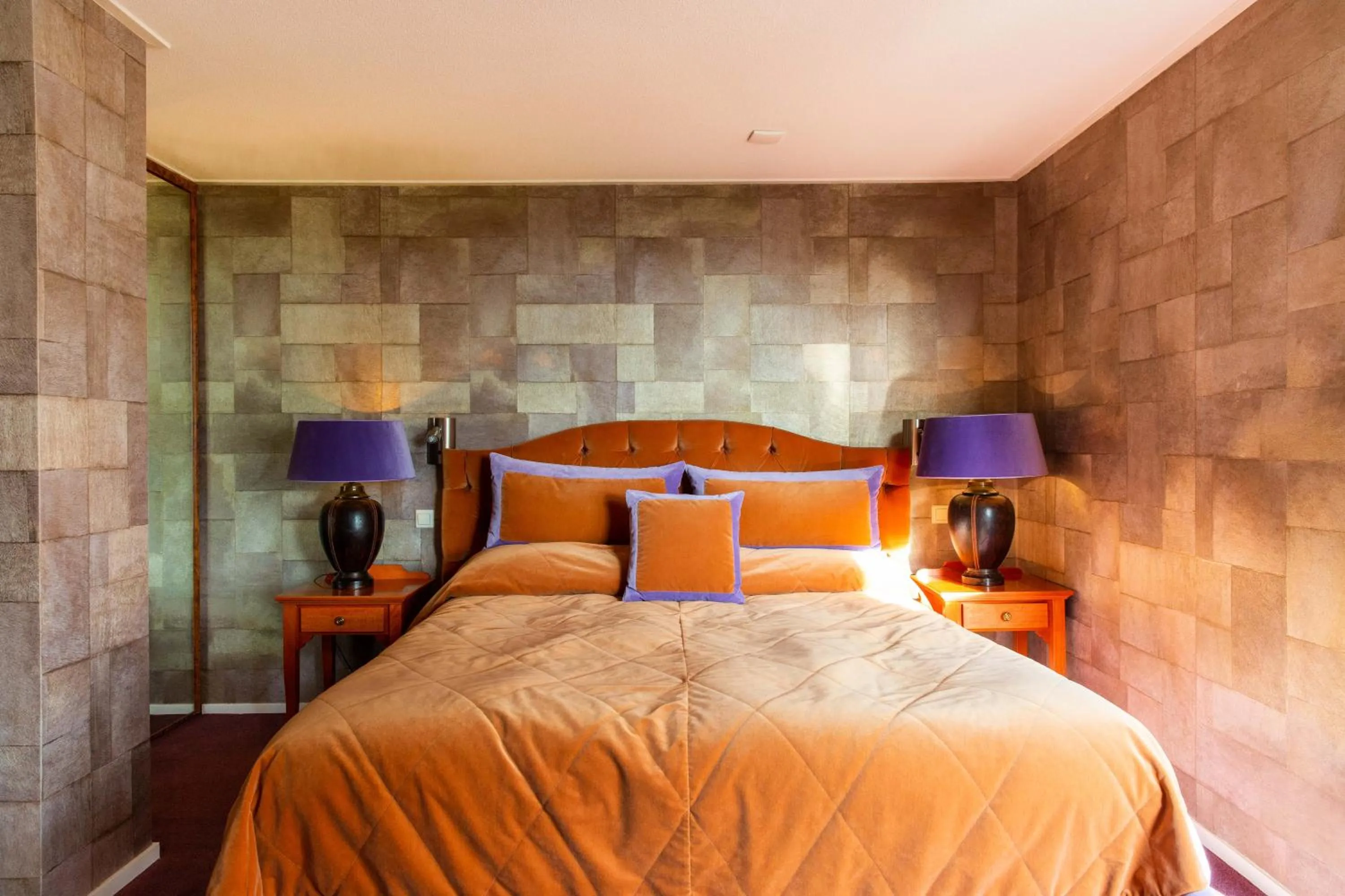 Bed in Restaurant Hotel Merlet