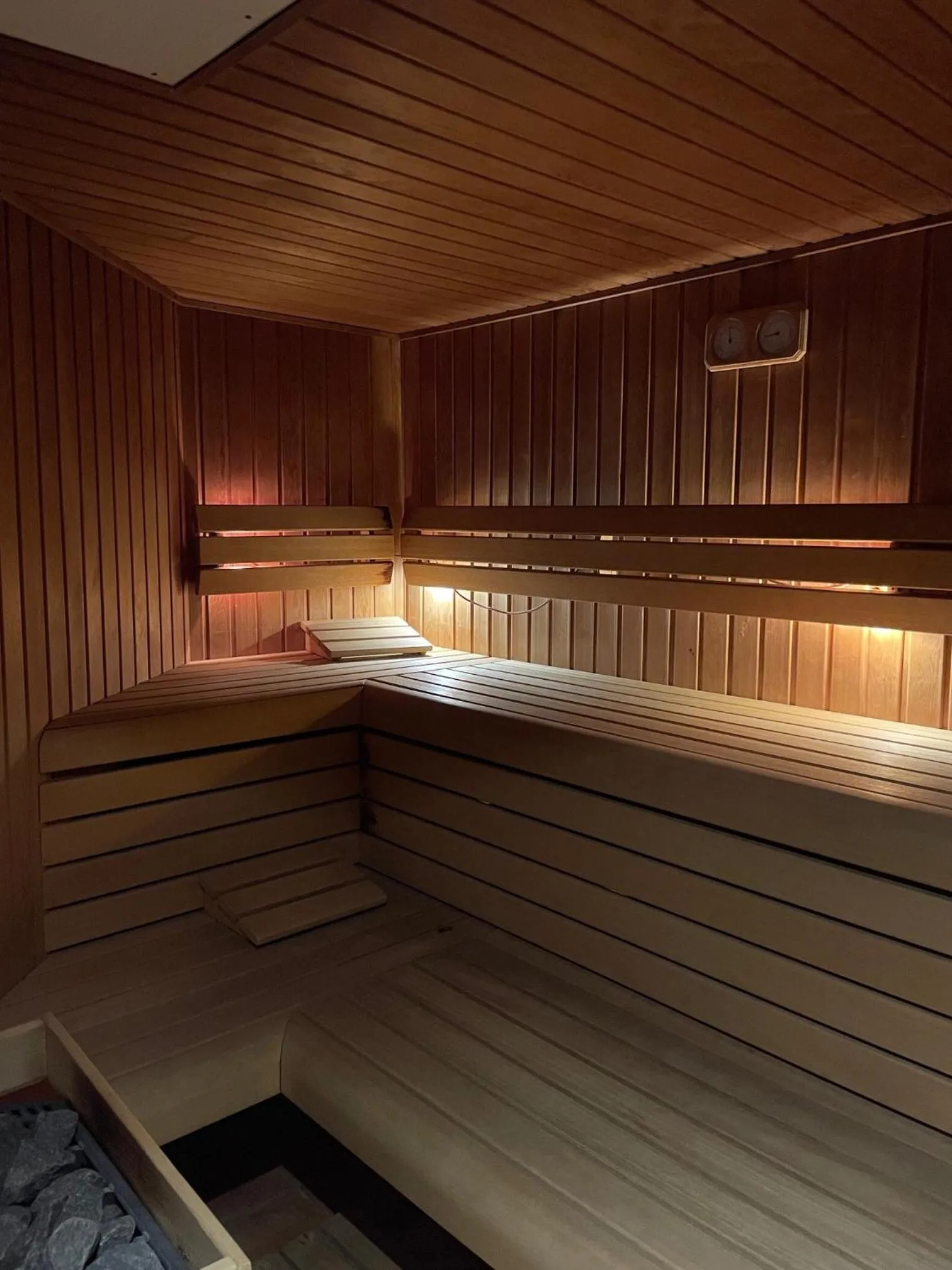 Sauna in Restaurant Hotel Merlet