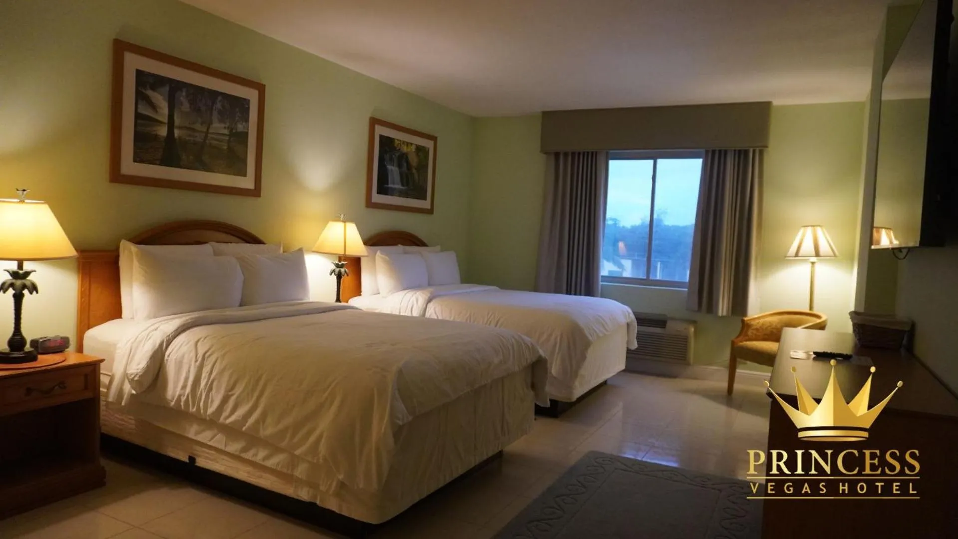 Bed in Princess Vegas Hotel & Casino