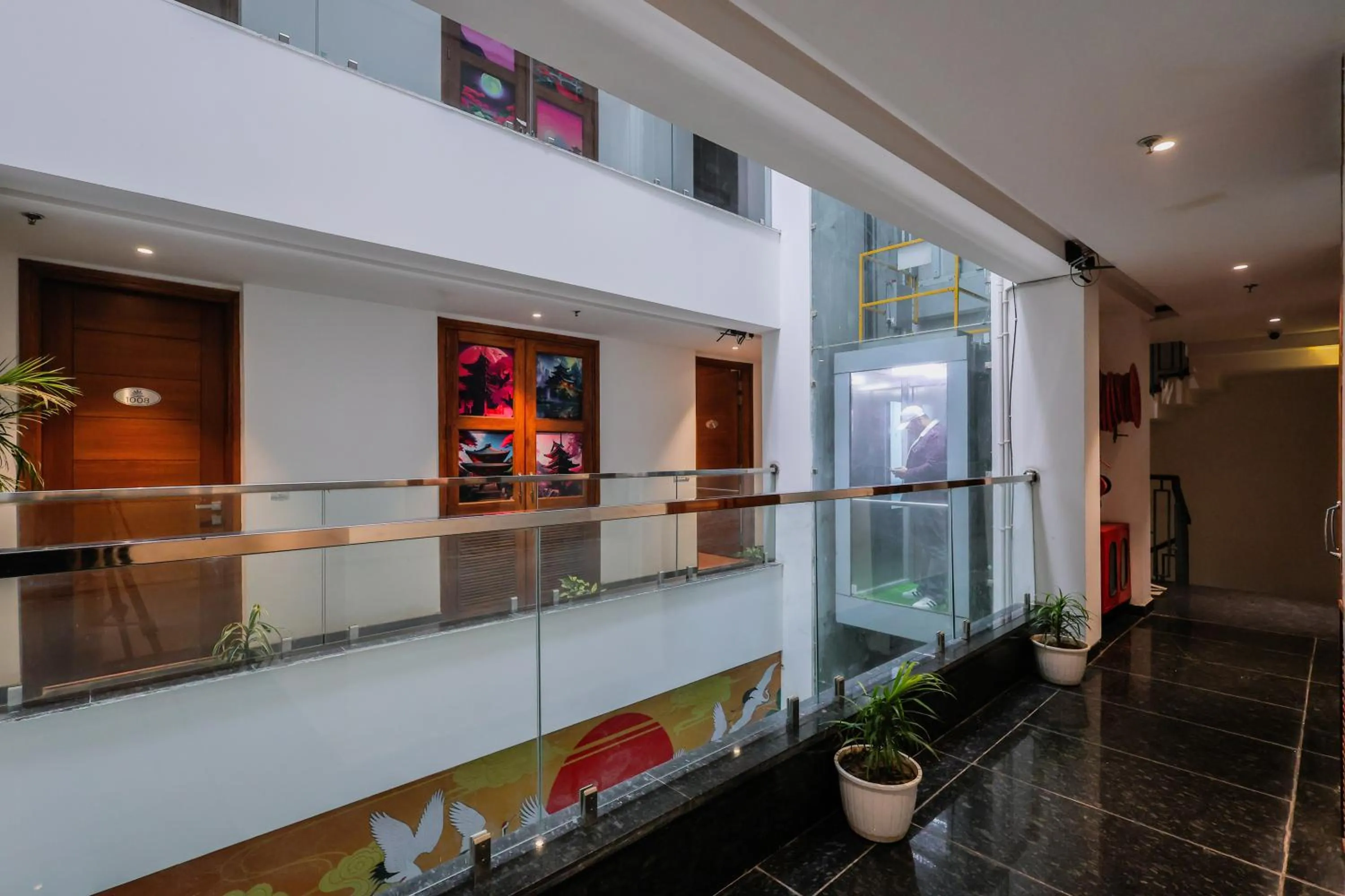 Lobby or reception in Nikko Premier - Near Medanta Hospital