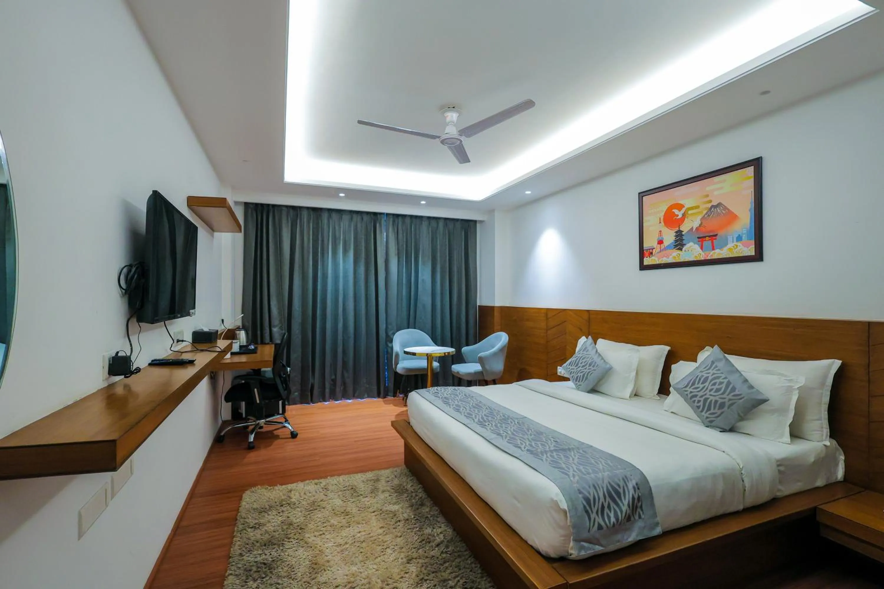 Bed in Nikko Premier - Near Medanta Hospital